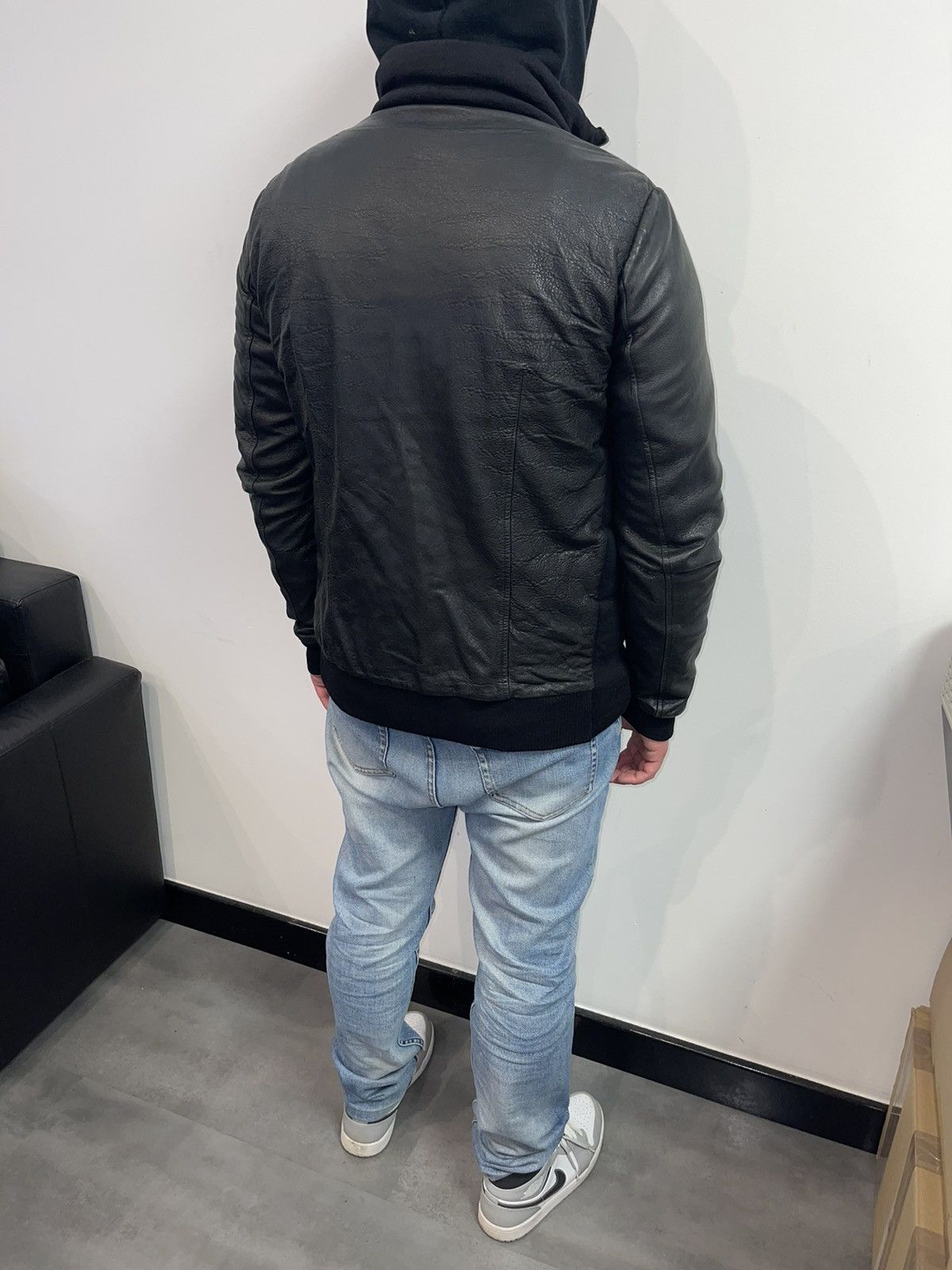 Other Gentryportofino Rick Owens Like Leather Biker Jacket Size US L / EU 52-54 / 3 - 3 Thumbnail