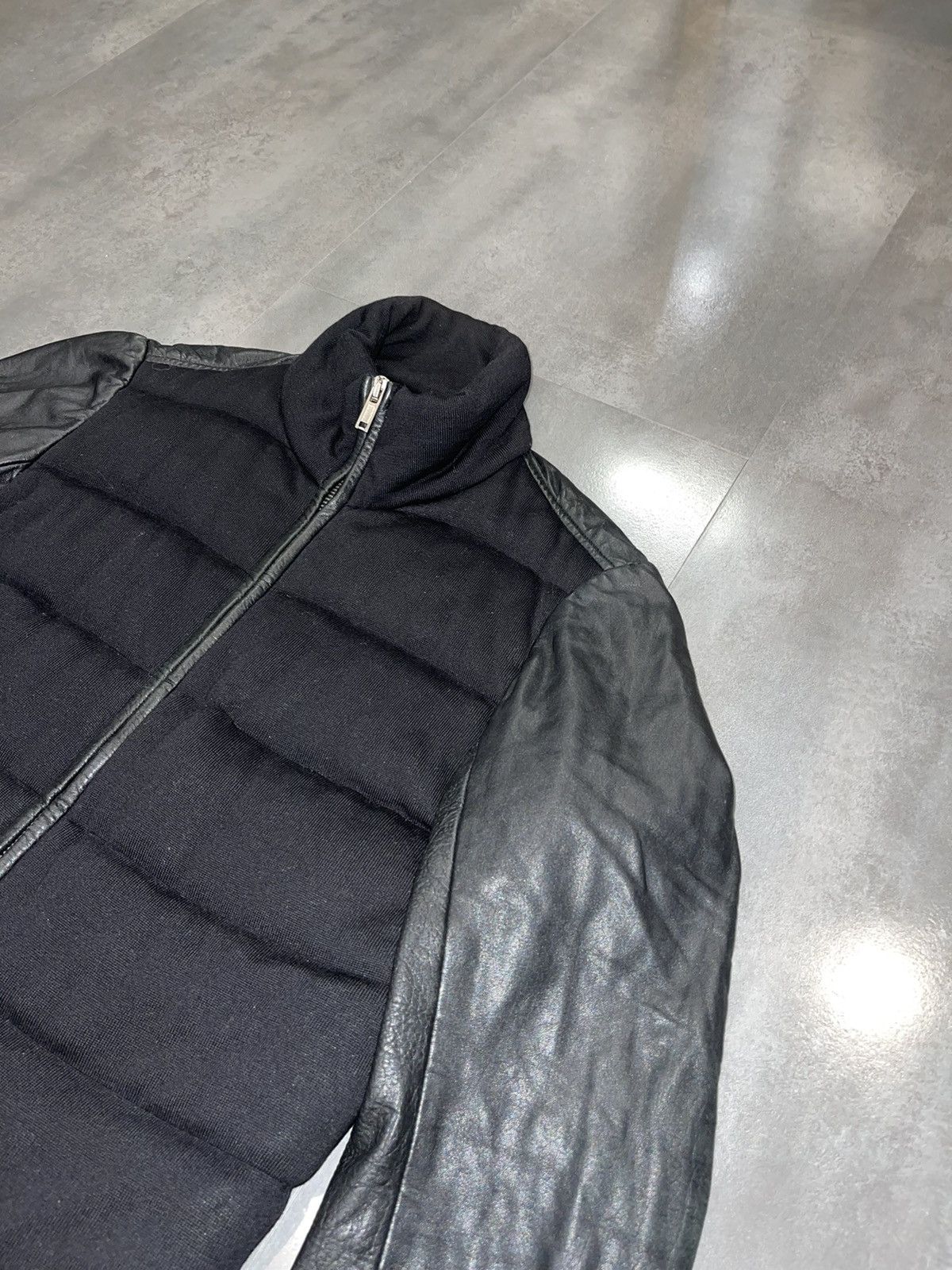 Other Gentryportofino Rick Owens Like Leather Biker Jacket Size US L / EU 52-54 / 3 - 11 Thumbnail