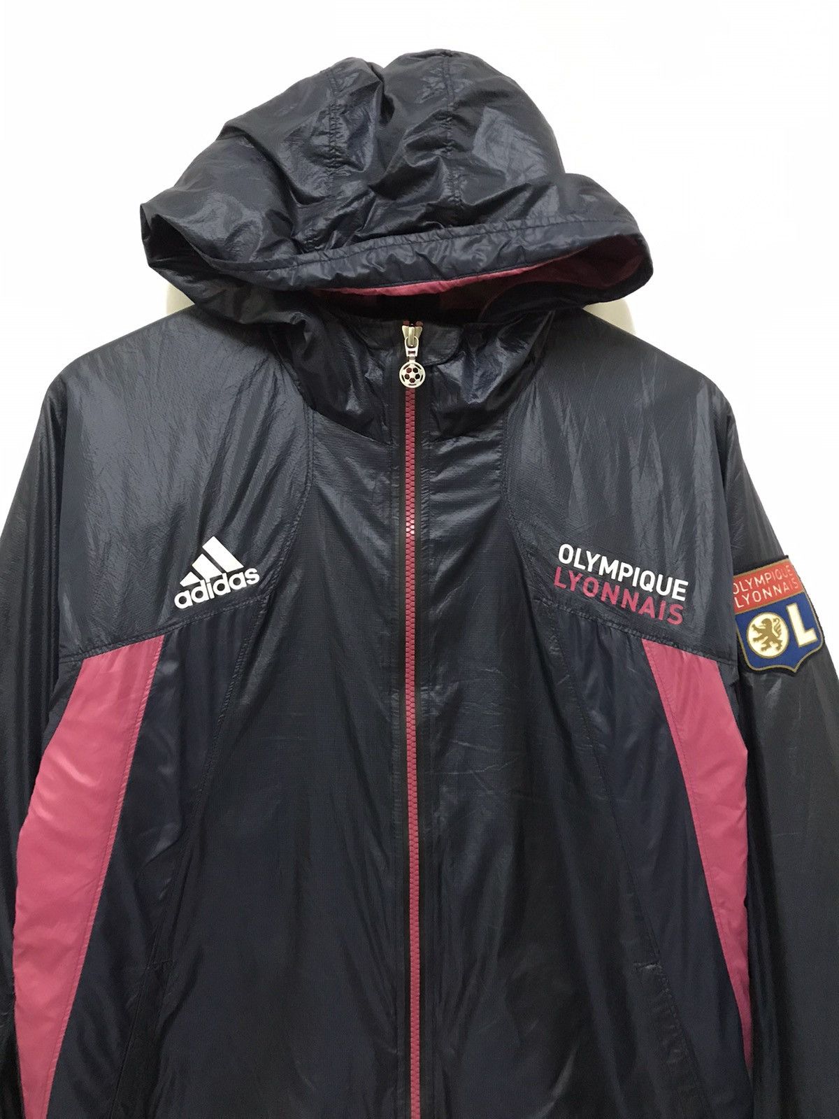 Adidas Adidas Hoodie Sweater Jacket OLYMPIQUE LYONNAIS Size US S / EU 44-46 / 1 - 4 Thumbnail