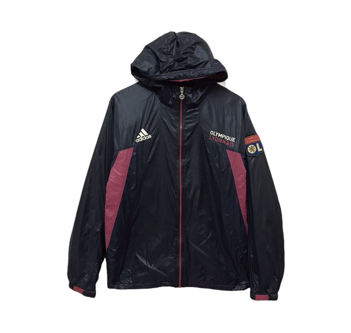 Adidas Adidas Hoodie Sweater Jacket OLYMPIQUE LYONNAIS Size US S / EU 44-46 / 1 - 1 Thumbnail