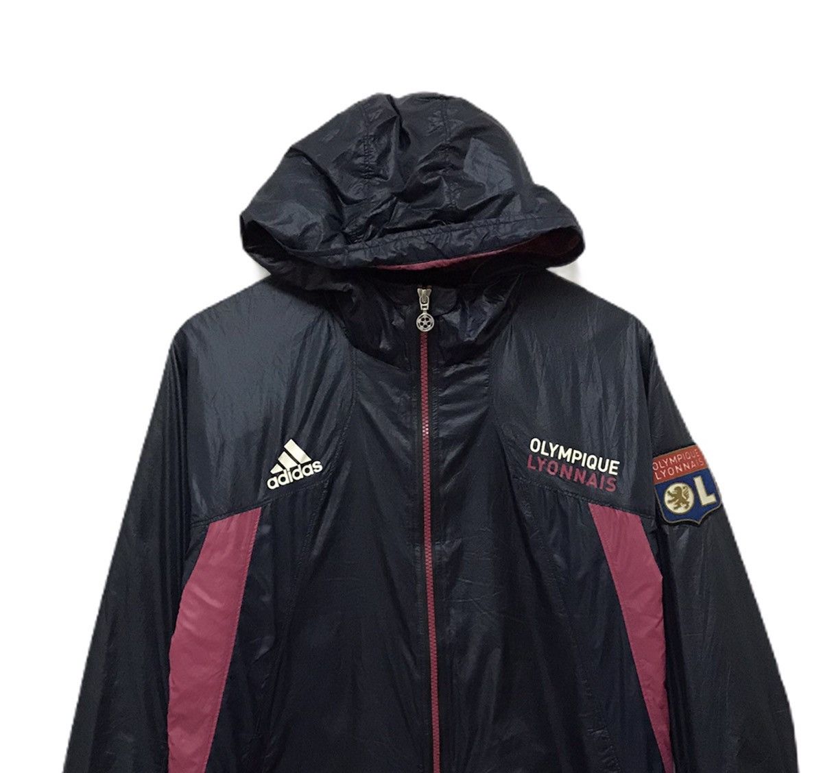 Adidas Adidas Hoodie Sweater Jacket OLYMPIQUE LYONNAIS Size US S / EU 44-46 / 1 - 2 Thumbnail