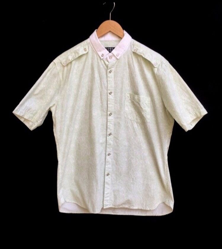 Japanese Brand × Takeo Kikuchi 🔥Takeo Kikuchi Short Sleeve Button Shirts Size US M / EU 48-50 / 2 - 1 Thumbnail