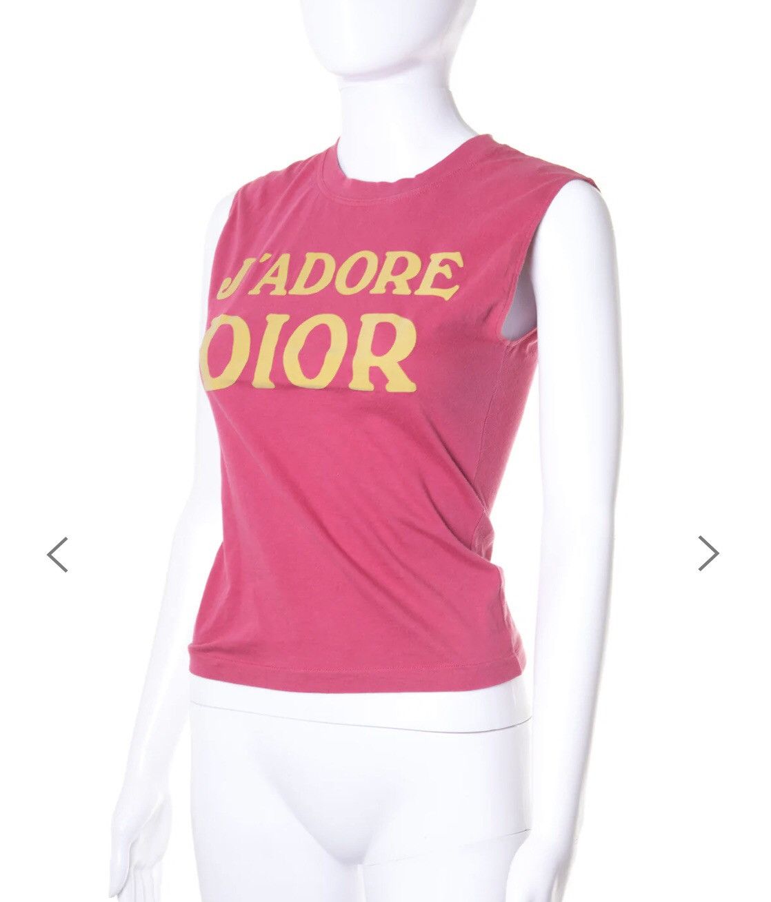 Dior Vtg Rare Christian Dior Spring 2002 Mesh Gothic Tank