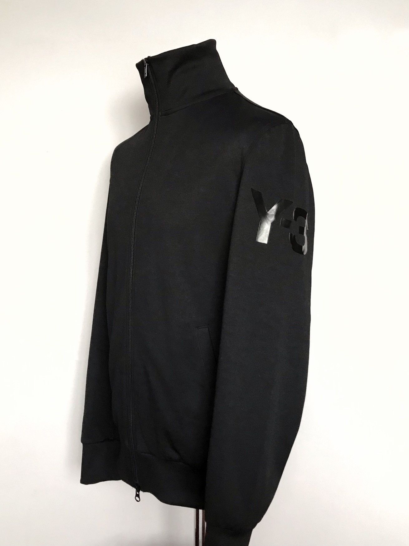image of Adidas Y3 (Yohji Yamamoto) Track Top Jacket in Black, Men's (Size Large)