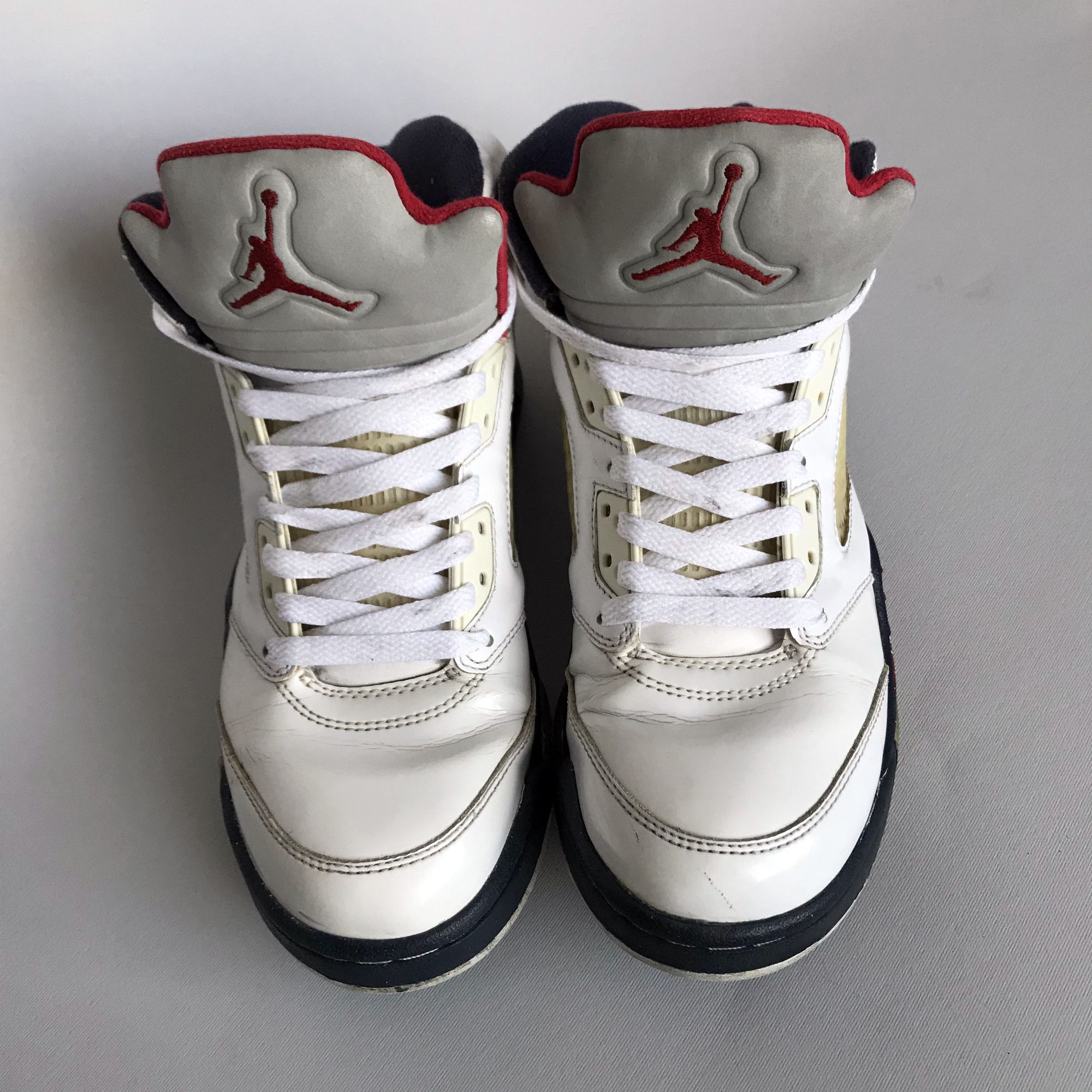 Jordan Brand VINTAGE Y2K NIKE AIR JORDAN 5 RETRO OLYMPIC 2011 HIGH-TOP Size US 8 / EU 41 - 3 Thumbnail
