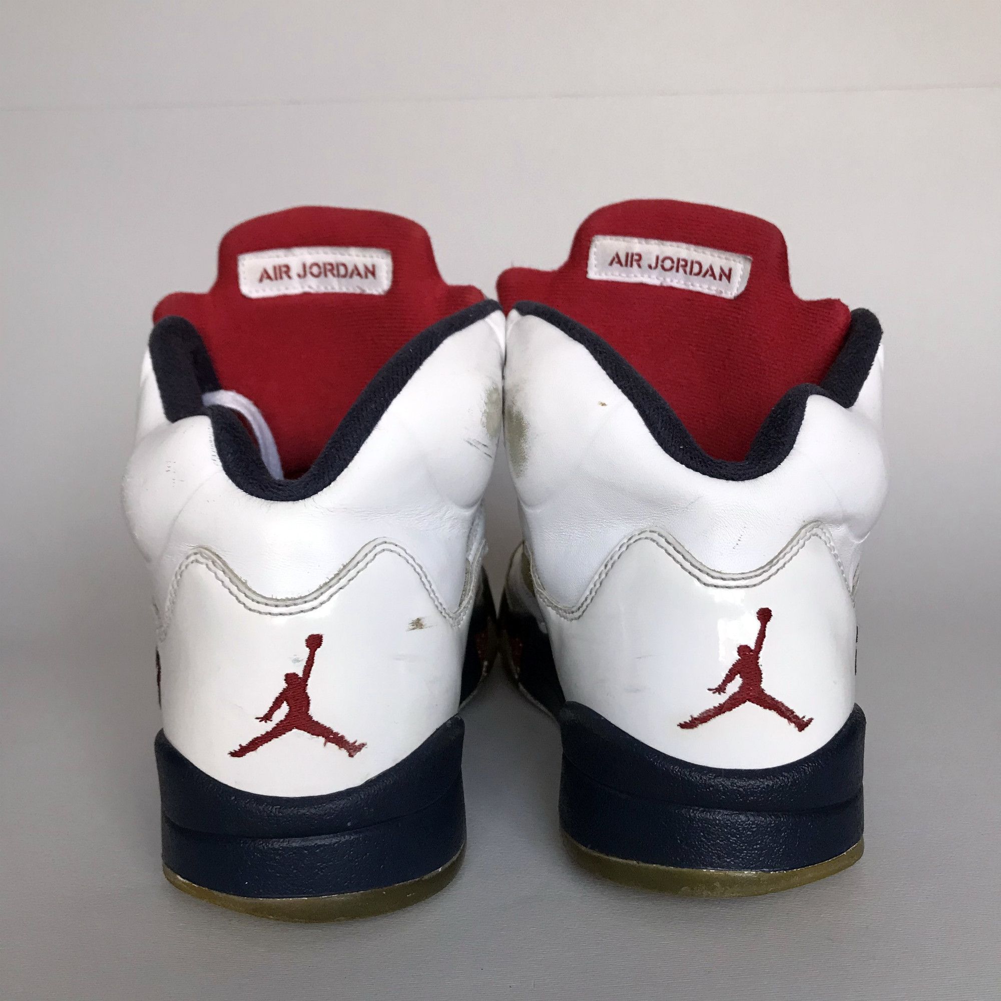 Jordan Brand VINTAGE Y2K NIKE AIR JORDAN 5 RETRO OLYMPIC 2011 HIGH-TOP Size US 8 / EU 41 - 6 Thumbnail
