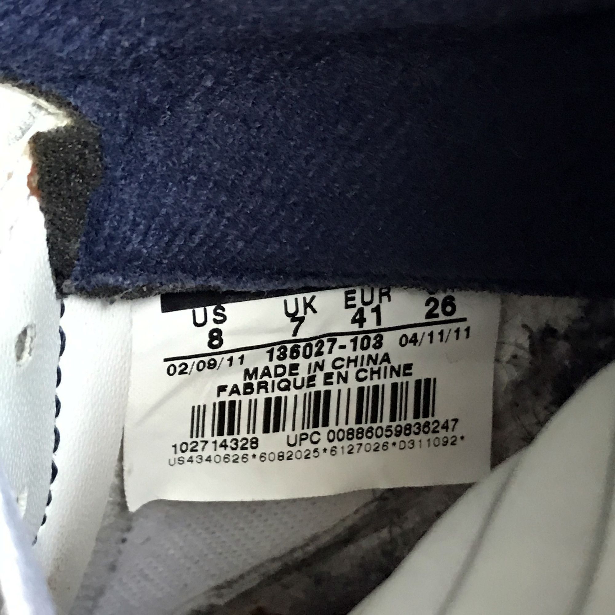 Jordan Brand VINTAGE Y2K NIKE AIR JORDAN 5 RETRO OLYMPIC 2011 HIGH-TOP Size US 8 / EU 41 - 7 Thumbnail