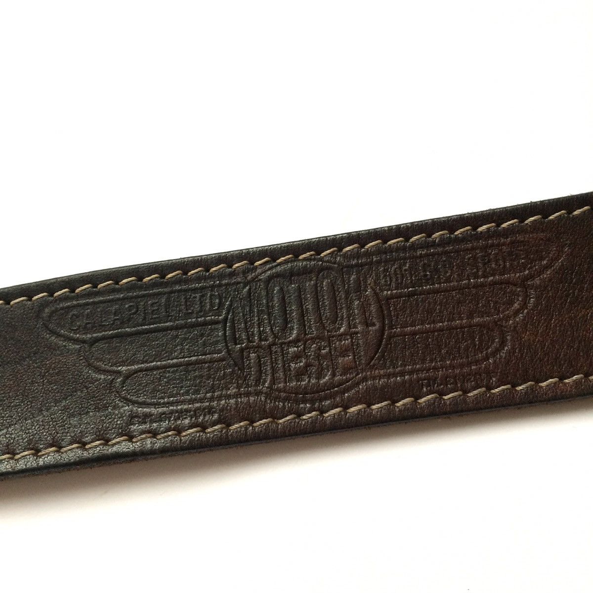 Diesel Final Price🔥 VINTAGE Y2K DIESEL LEATHER BELT Size ONE SIZE - 3 Thumbnail