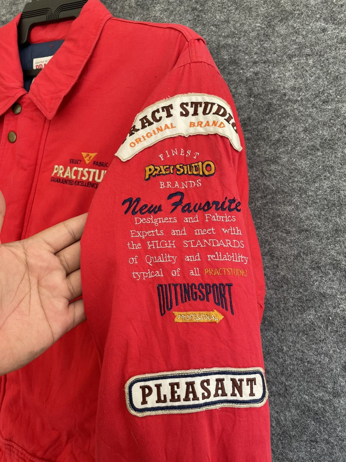 Japanese Brand × Vintage VINTAGE PRACT STUDIO BOMBER JACKET Size US M / EU 48-50 / 2 - 6 Thumbnail
