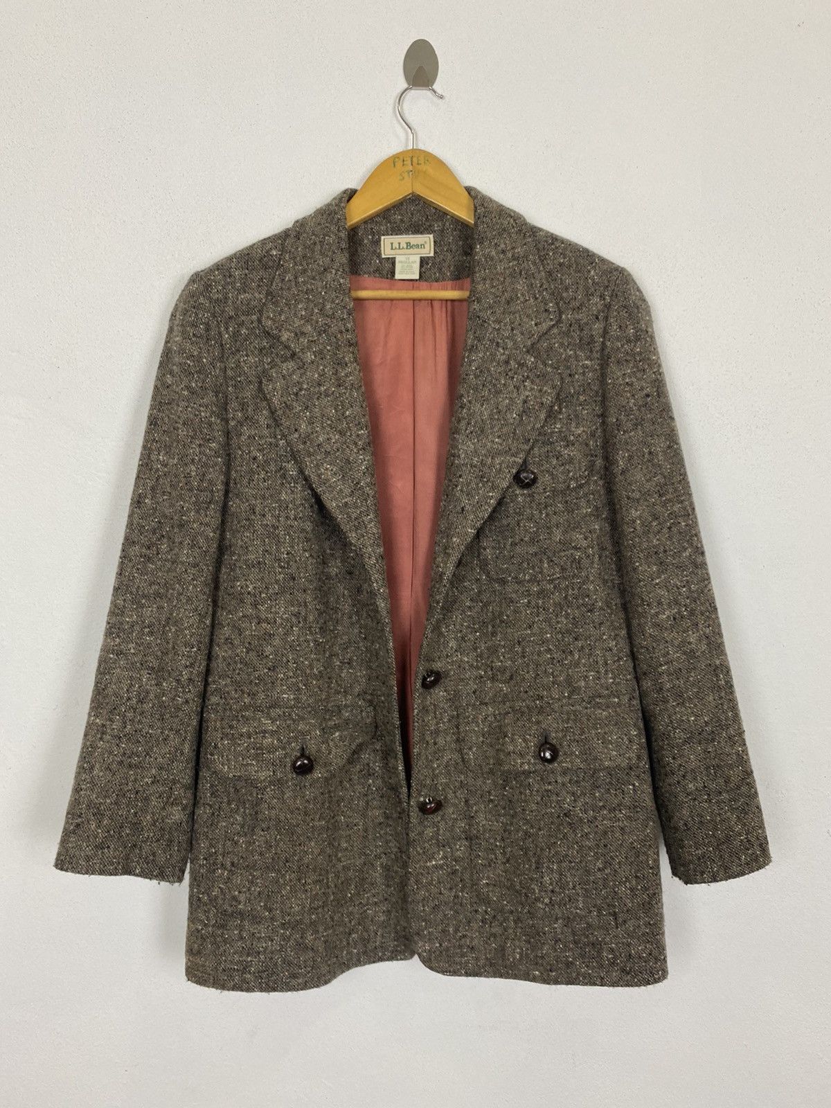 L.L. Bean × Vintage VINTAGE L.L BEAN MADE IN USA JACKET WOOL FABRIC- GK119 Size US L / EU 52-54 / 3 - 3 Thumbnail