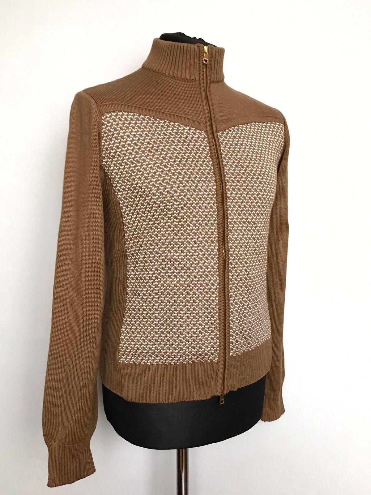 Gucci Final Price🔥VINTAGE GUCCI WOOL/CASHMERE ZIP CARDIGAN Size US M / EU 48-50 / 2 - 2 Thumbnail