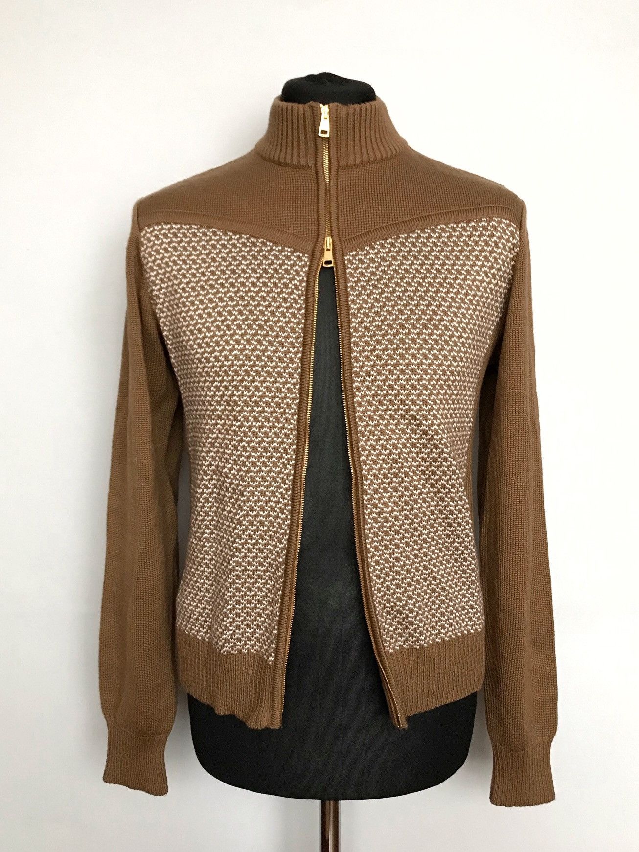 Gucci Final Price🔥VINTAGE GUCCI WOOL/CASHMERE ZIP CARDIGAN Size US M / EU 48-50 / 2 - 4 Thumbnail