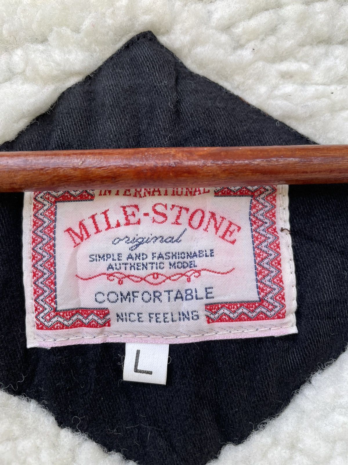 Japanese Brand × Vintage VINTAGE MILESTONE SHEARLING JACKET Size US L / EU 52-54 / 3 - 6 Thumbnail