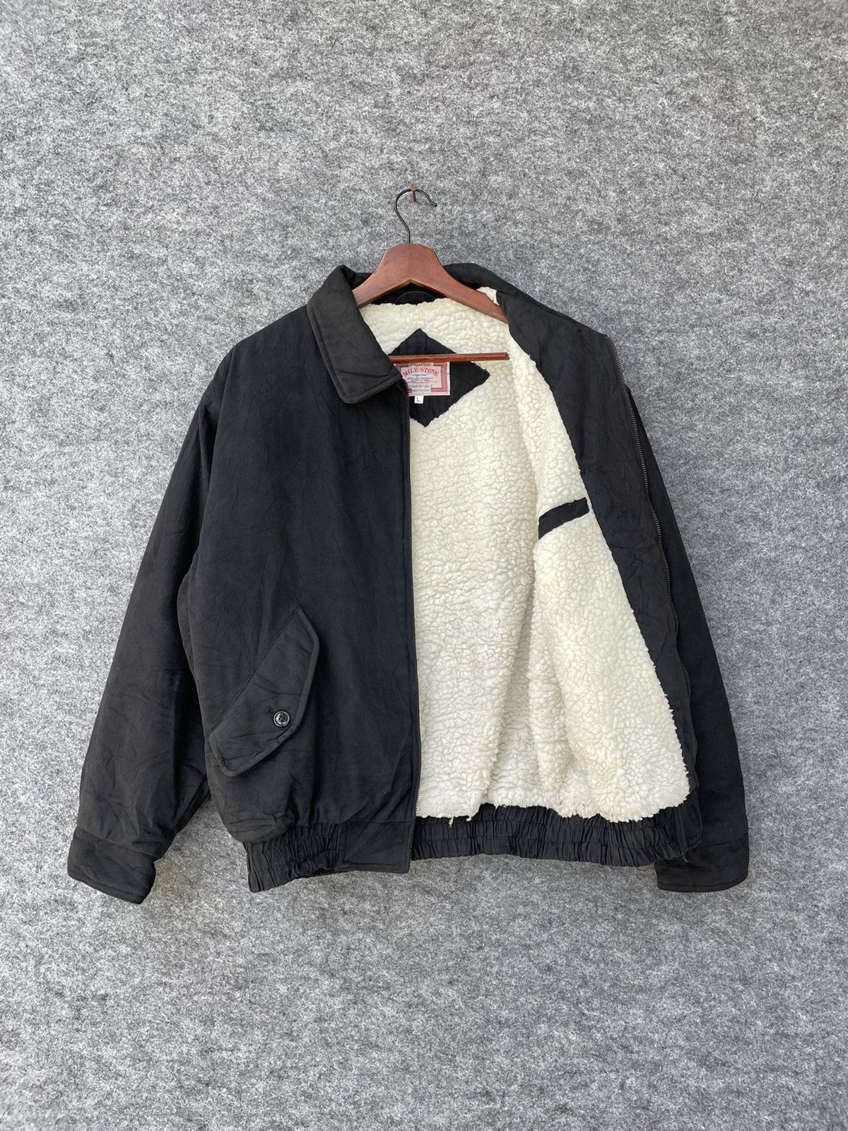 Japanese Brand × Vintage VINTAGE MILESTONE SHEARLING JACKET Size US L / EU 52-54 / 3 - 5 Thumbnail