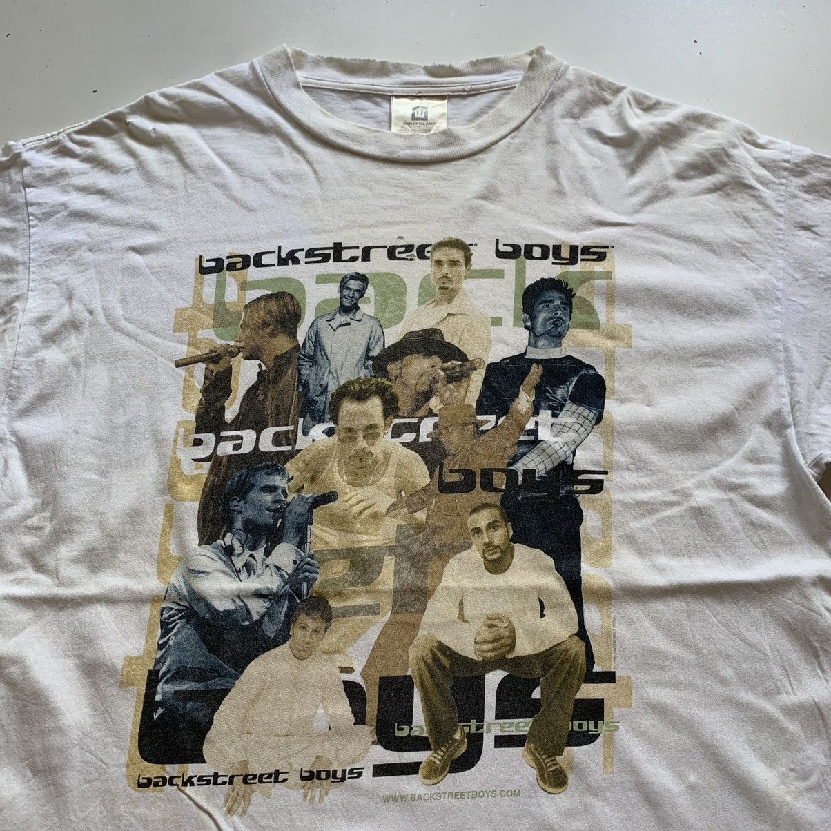 Band Tees Vintage 90s Backstreet Boys Shirt Men's XL White Rare Size US XL / EU 56 / 4 - 2 Thumbnail