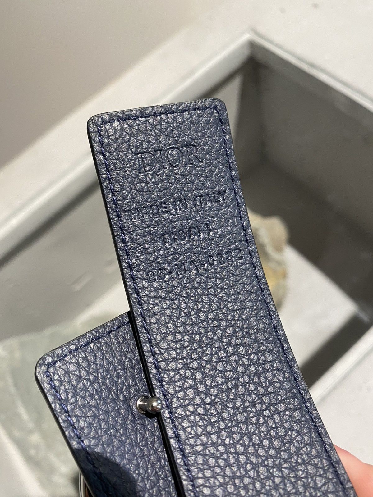 Dior BNWT Dior "CD" Reversibel belt Size 44 - 3 Thumbnail