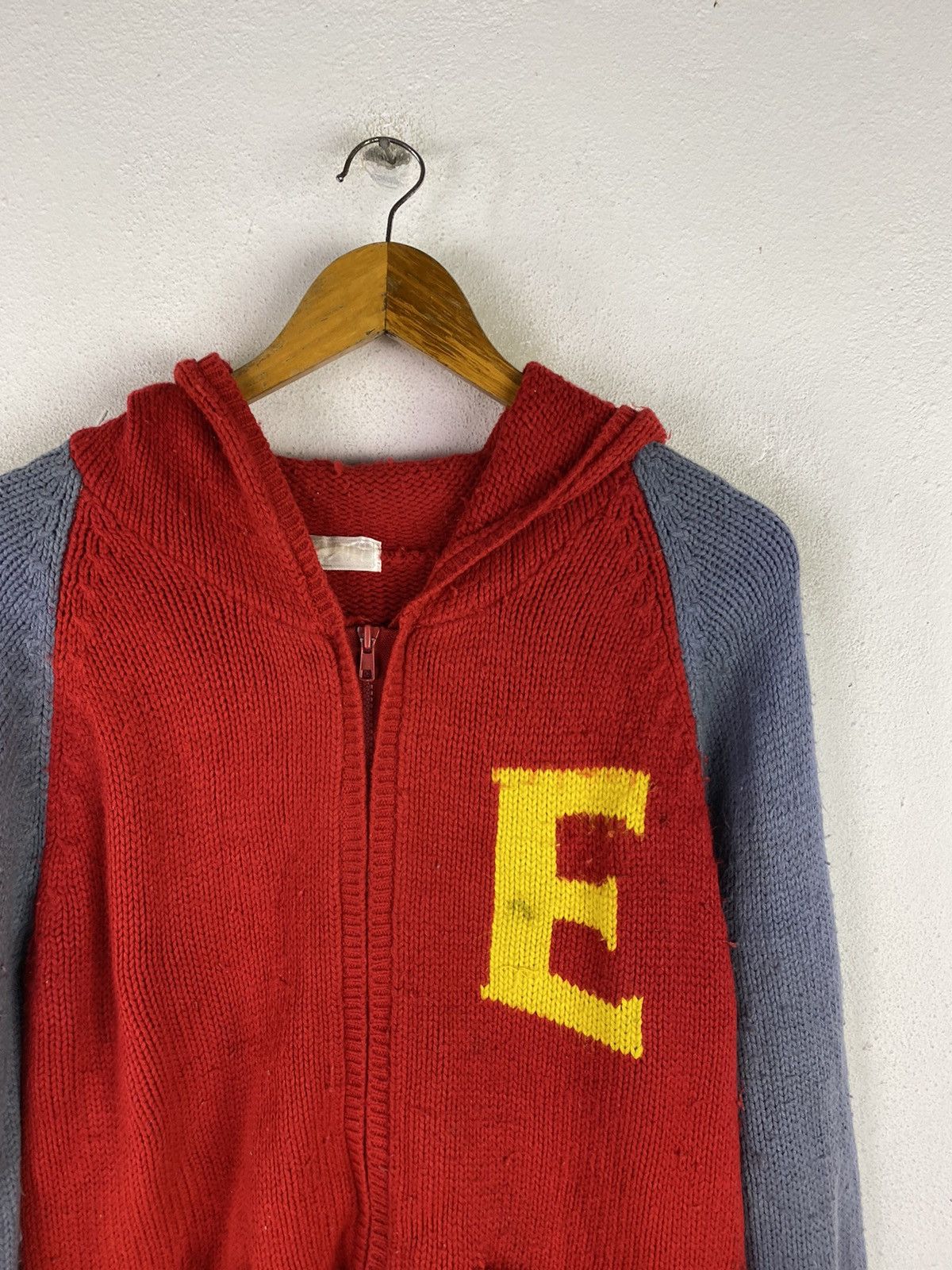 Japanese Brand × Vintage 🔥SALE🔥EL’BOW KNITED HOODIE JACKET HYSTERIC DESIGN Size US M / EU 48-50 / 2 - 6 Thumbnail