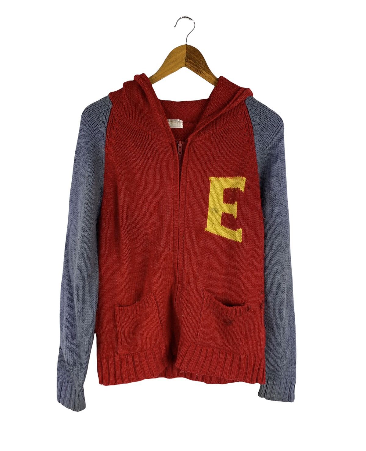 Japanese Brand × Vintage 🔥SALE🔥EL’BOW KNITED HOODIE JACKET HYSTERIC DESIGN Size US M / EU 48-50 / 2 - 2 Thumbnail