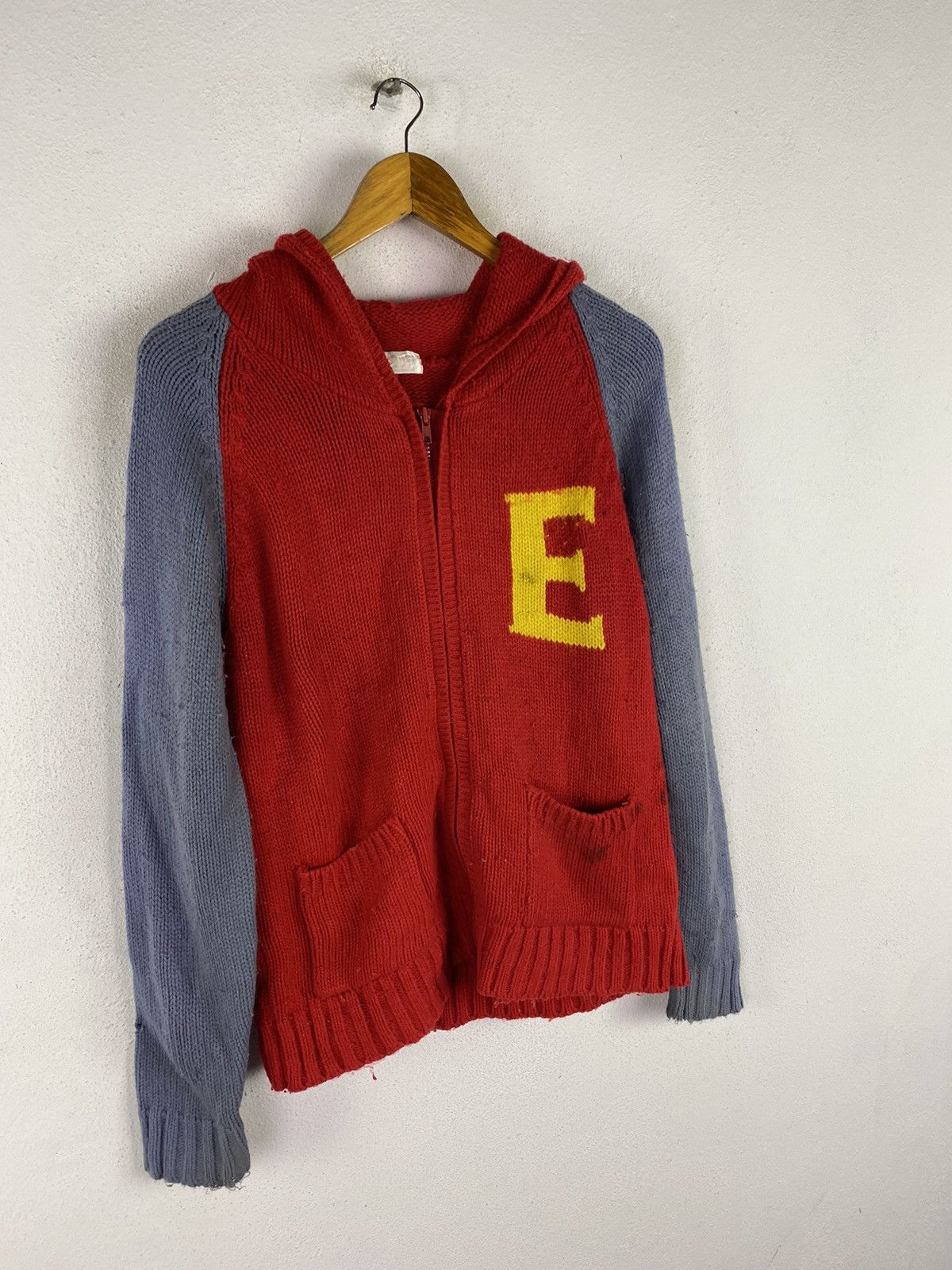 Japanese Brand × Vintage 🔥SALE🔥EL’BOW KNITED HOODIE JACKET HYSTERIC DESIGN Size US M / EU 48-50 / 2 - 5 Thumbnail
