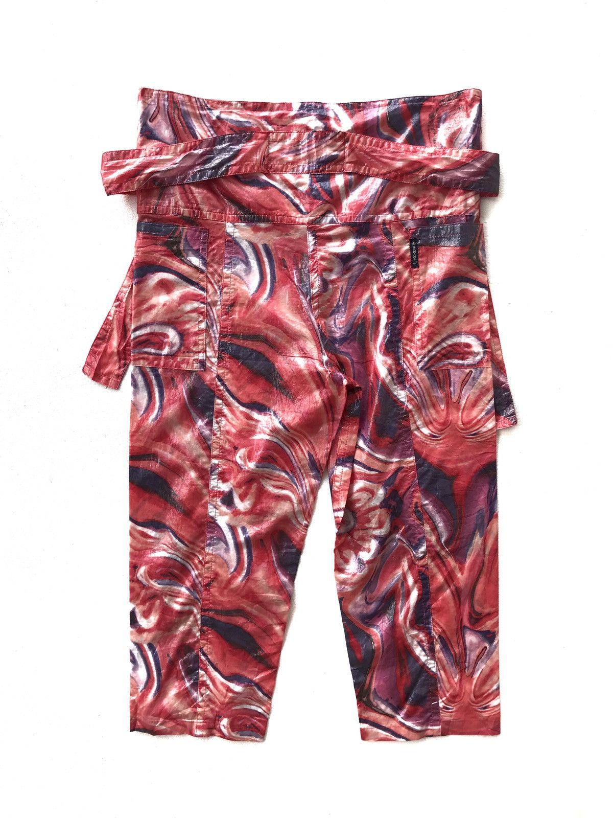 Armani Italian Luxury Fashion Classic Paperthin Dyed Cropped Pant Size US 36 / EU 52 - 5 Thumbnail