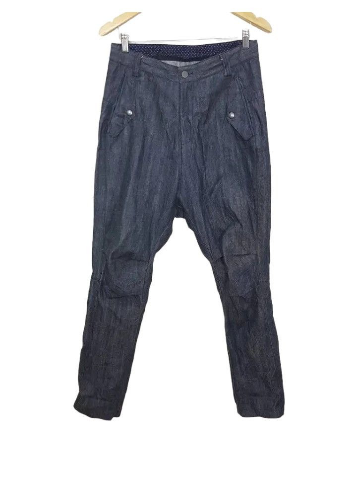MINORITY Drop Crotch Streetwear Style Jeans Pant