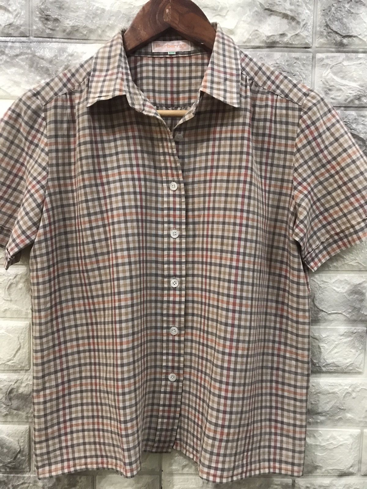 Burberry Vintage Burberrys Women’s Flannel Size S / US 4 / IT 40 - 2 Thumbnail