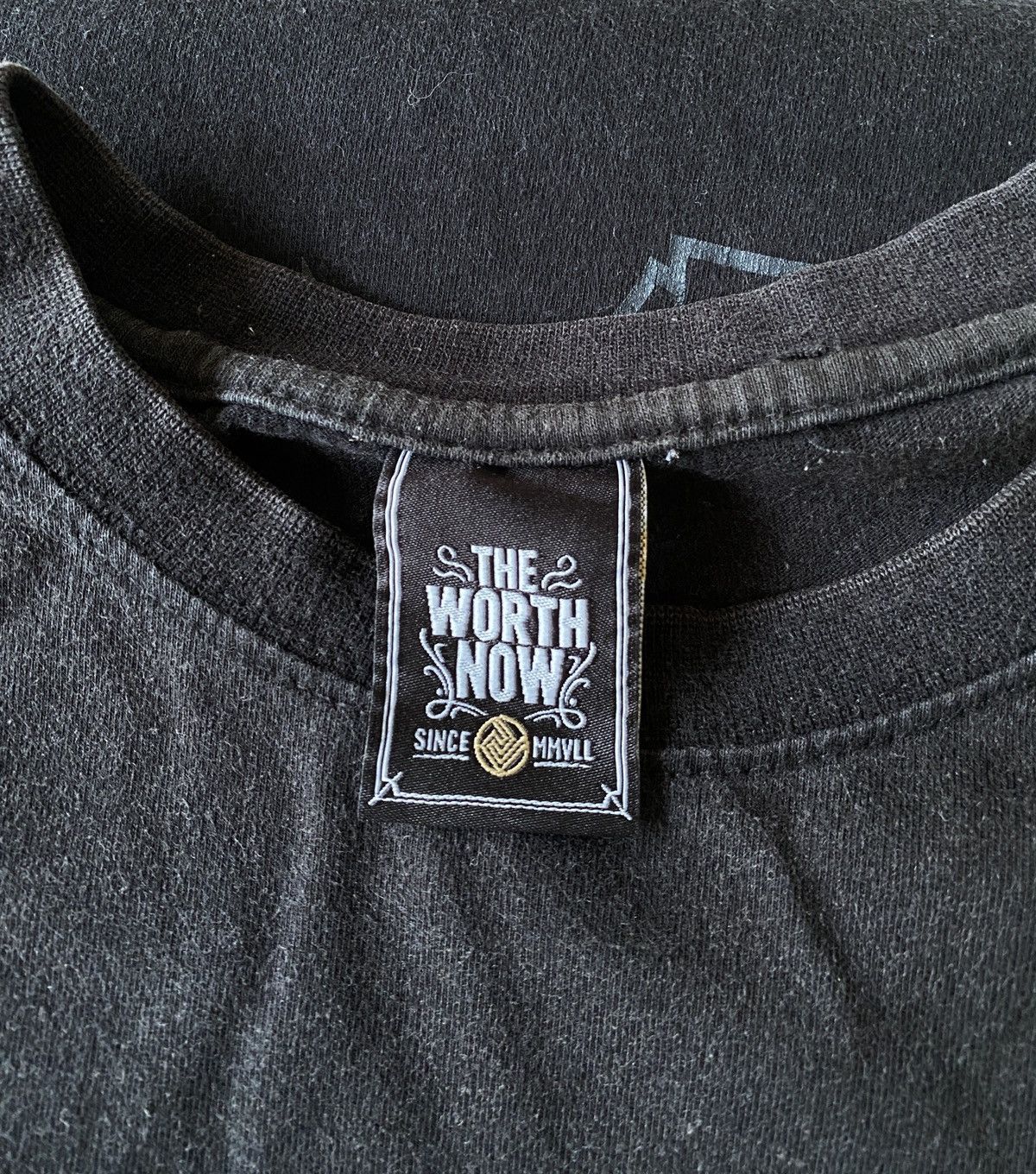 Designer × Japanese Brand LETTERS PRINT THE WORTH NOW T SHIRT Size US XL / EU 56 / 4 - 7 Thumbnail