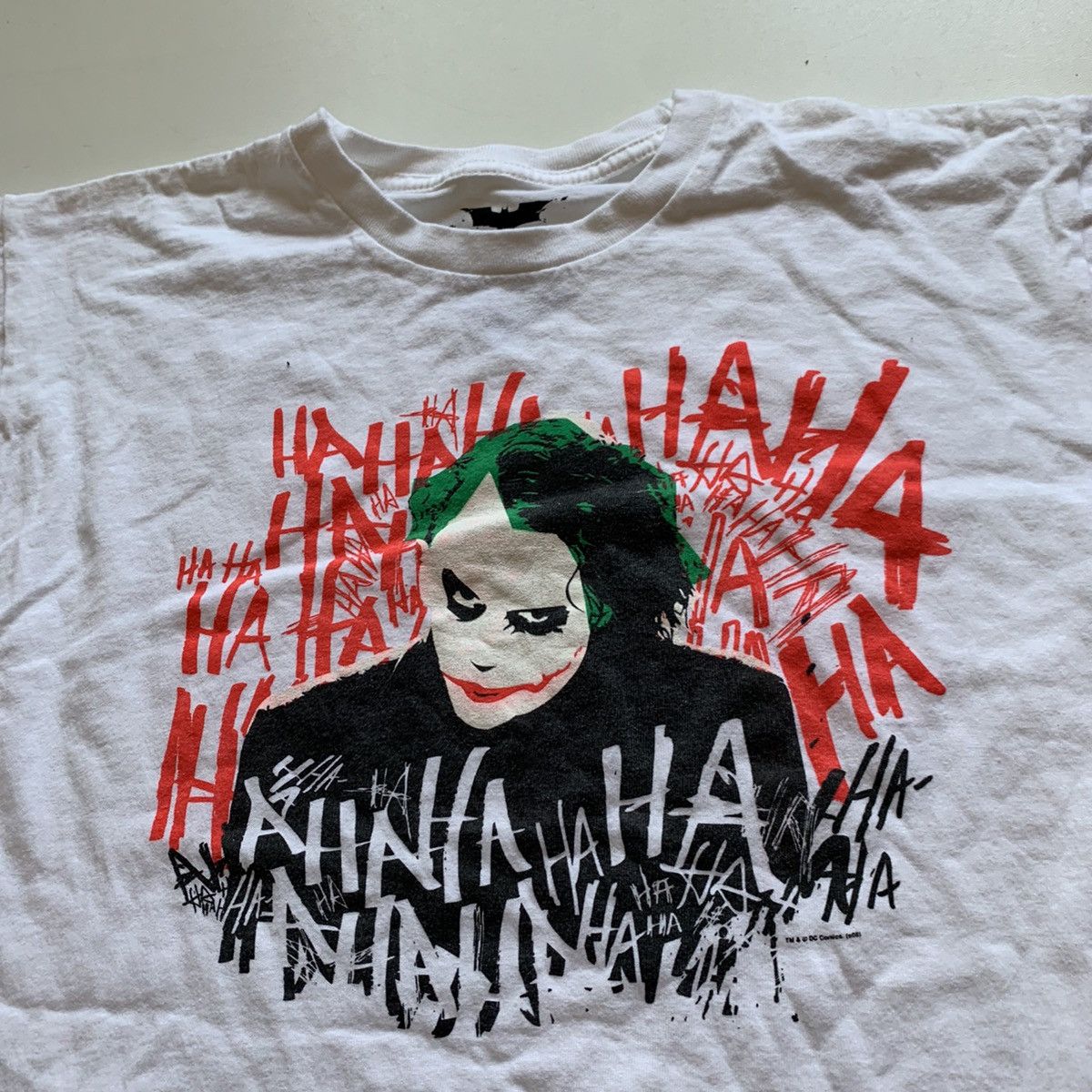 Vintage Vintage Y2K 2008 Batman the dark knight Joker graphic shirt Size US L / EU 52-54 / 3 - 2 Thumbnail