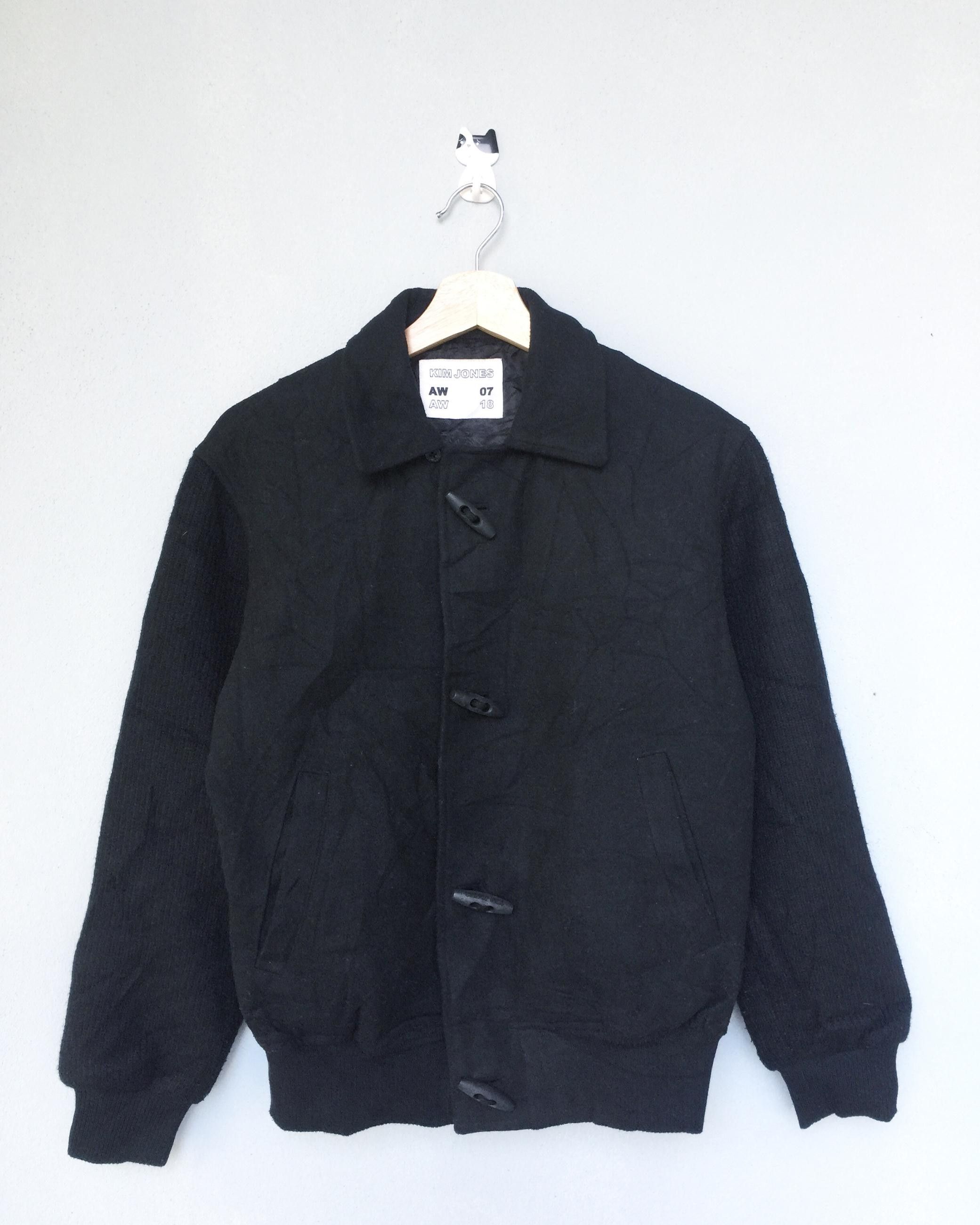 image of Kim Jones X Gu Wool Jacket / Aw 07 Aw 18 / Designer in Black, Men's (Size Small)