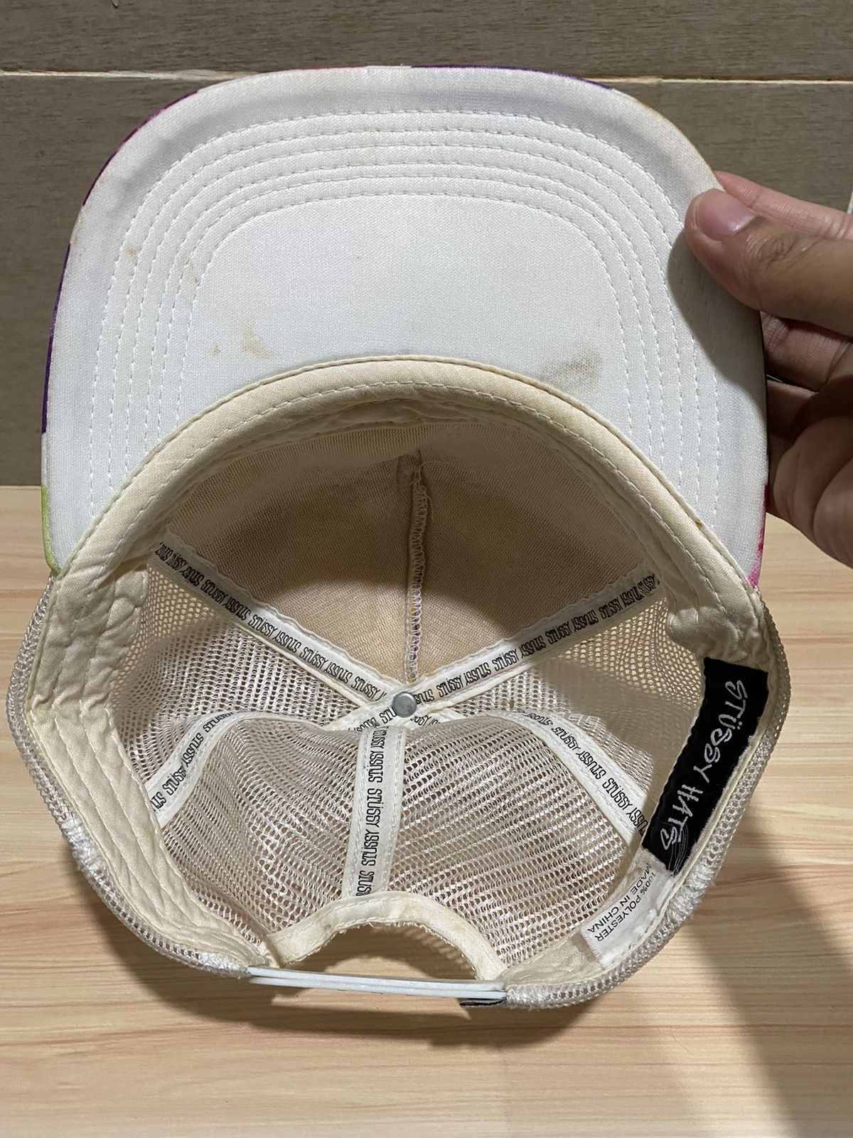 Stussy Rare fullprint vintage Stussy trucker cap Children motive Size ONE SIZE - 5 Thumbnail