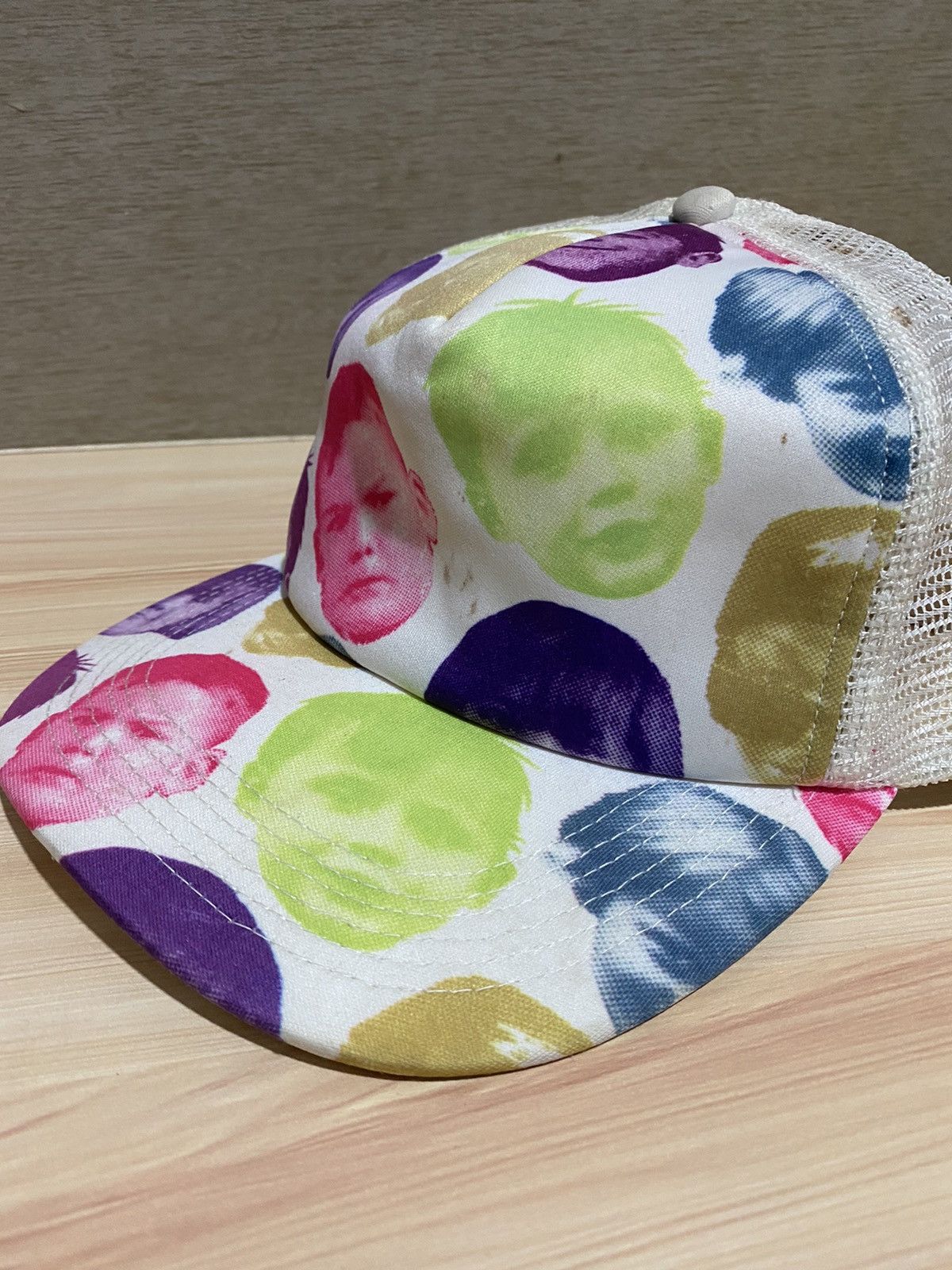 Stussy Rare fullprint vintage Stussy trucker cap Children motive Size ONE SIZE - 3 Thumbnail