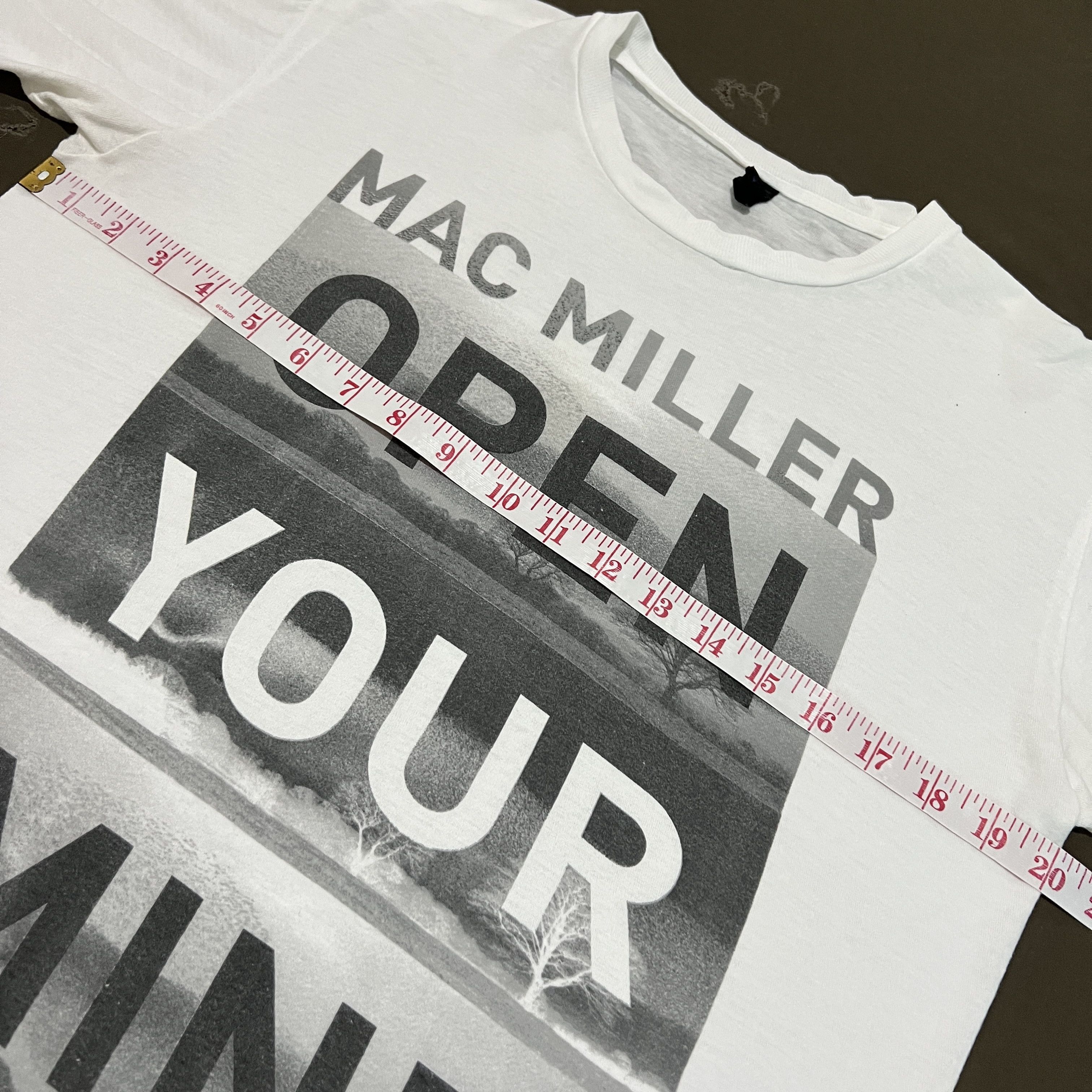 Band Tees × Mac Miller × Rap Tees 2013 Mac Miller open your mind Tour Promo Tee Shirt Size US M / EU 48-50 / 2 - 6 Thumbnail