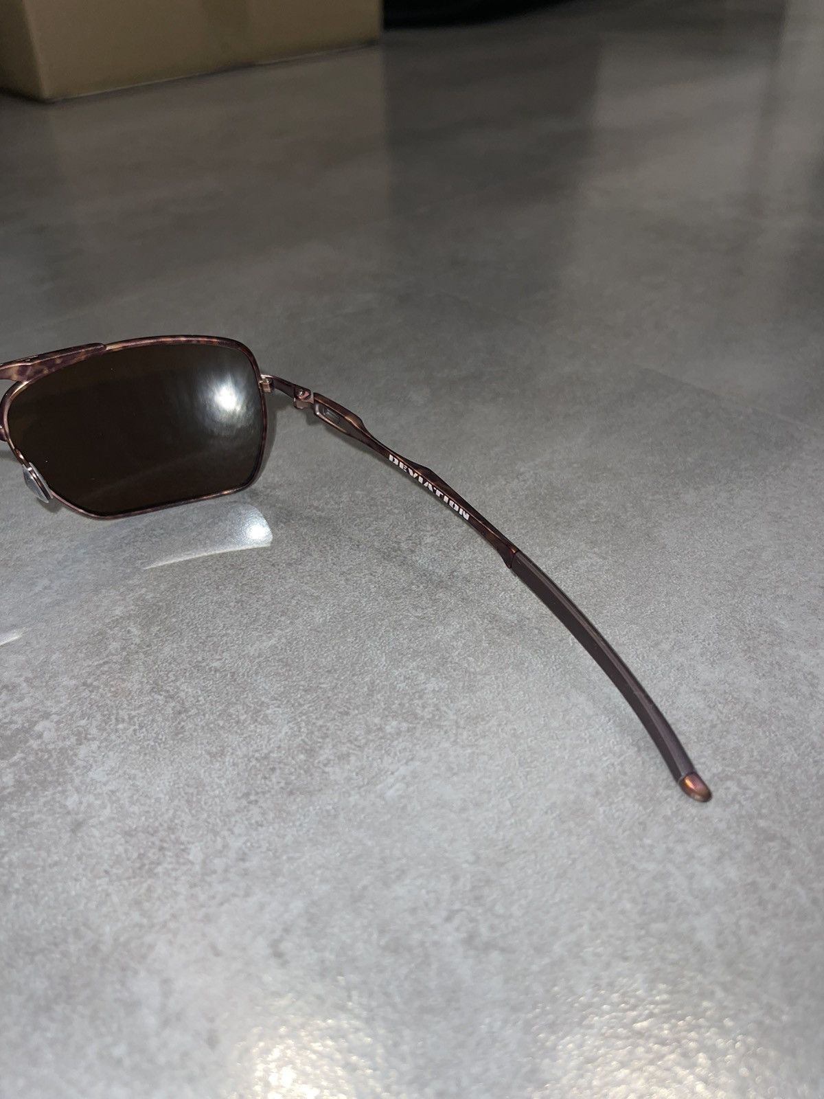 Oakley Oakley OO4061-08 "DEVIATION" Rose Gold Marble Sunglasses Size ONE SIZE - 10 Thumbnail
