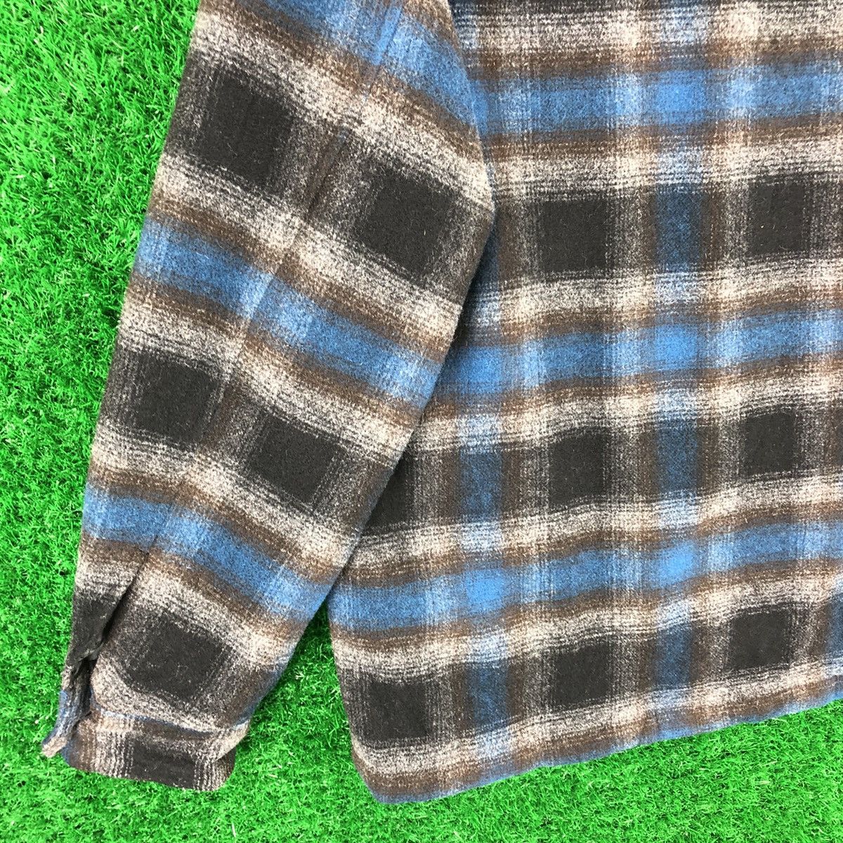 Uniqlo Uniqlo Wool Flannel Shadow Plaid Checker Quilted Lining Size US L / EU 52-54 / 3 - 6 Thumbnail