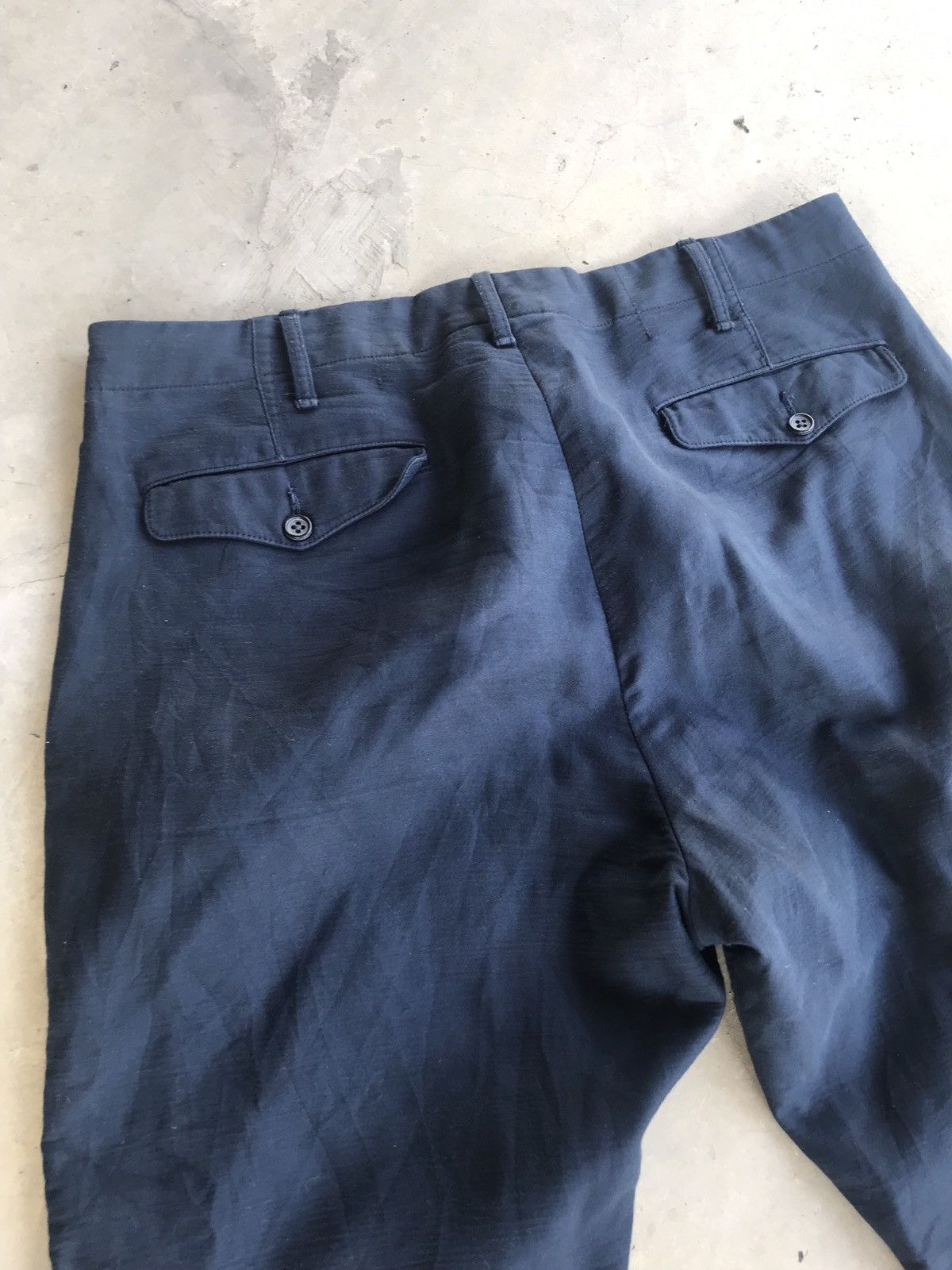United Arrows United Arrows Trousers Garment Wash Blue Size US 38 / EU 54 - 4 Thumbnail