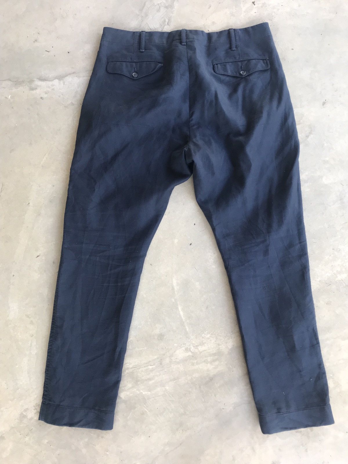 United Arrows United Arrows Trousers Garment Wash Blue Size US 38 / EU 54 - 3 Thumbnail