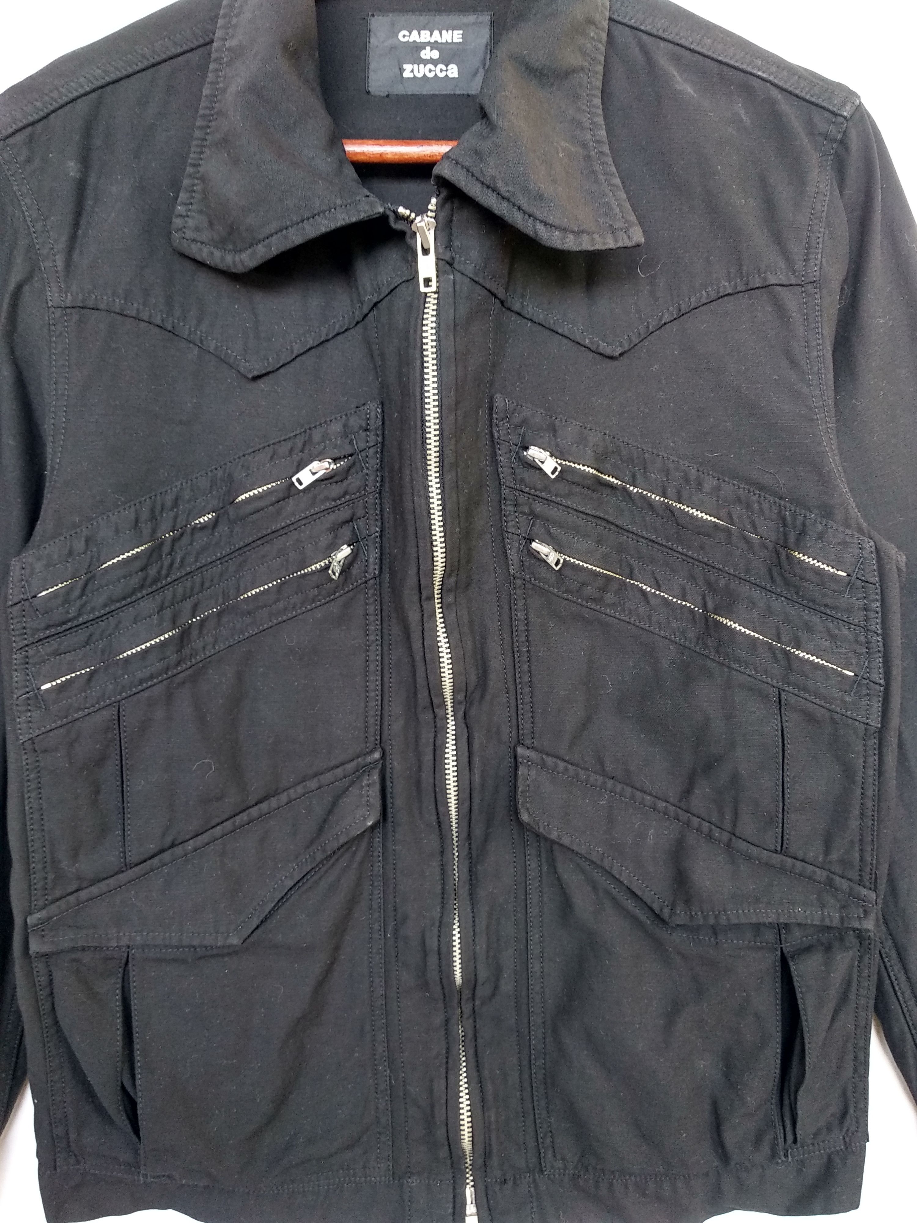 CABANE de ZUCCa × Issey Miyake CABANE de Zucca Light Jacket/Size S/Black Size S / US 4 / IT 40 - 4 Thumbnail