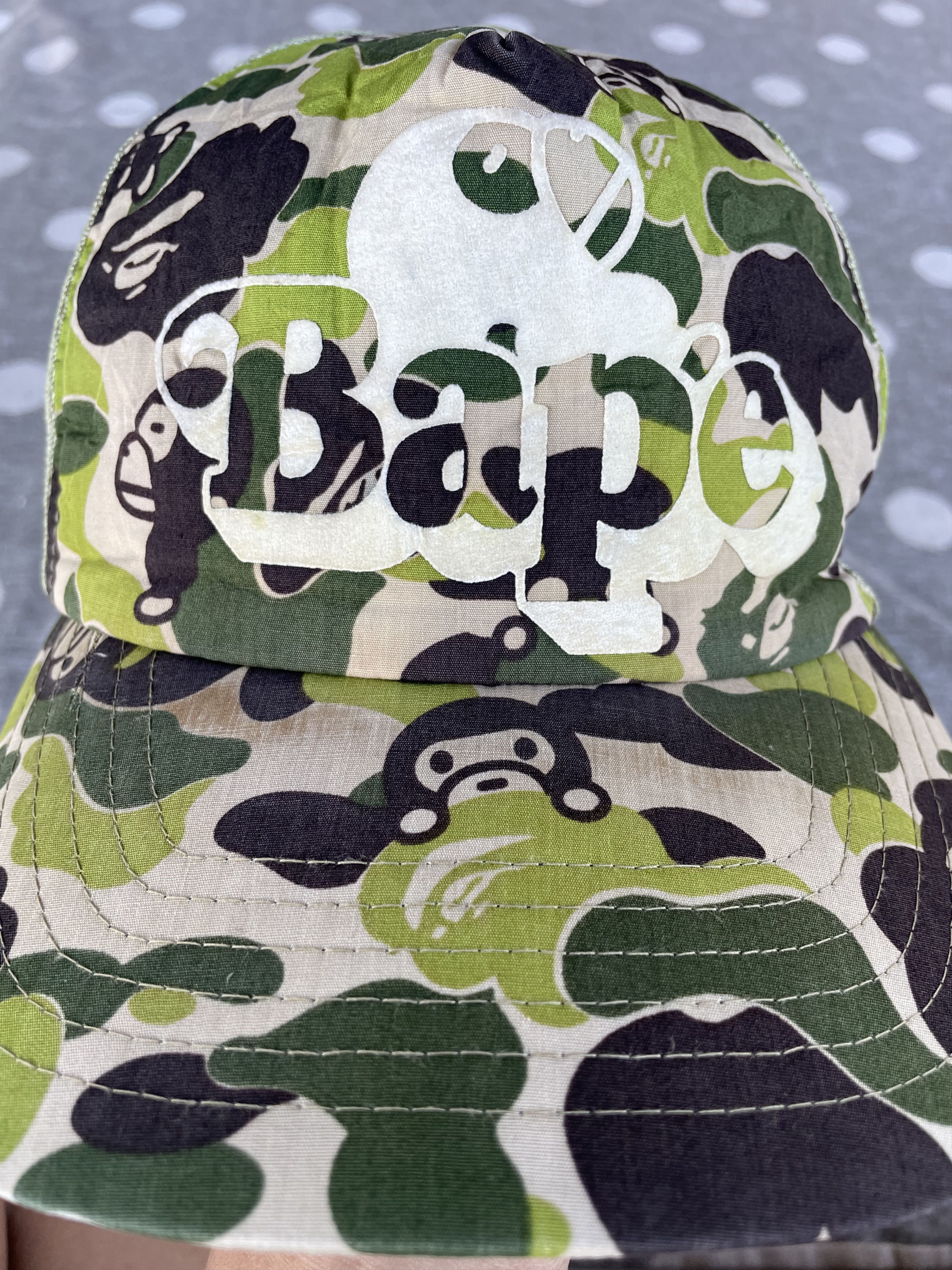 Bape Bape Baby Milo ABC Camo Trucker Cap Size ONE SIZE - 2 Thumbnail