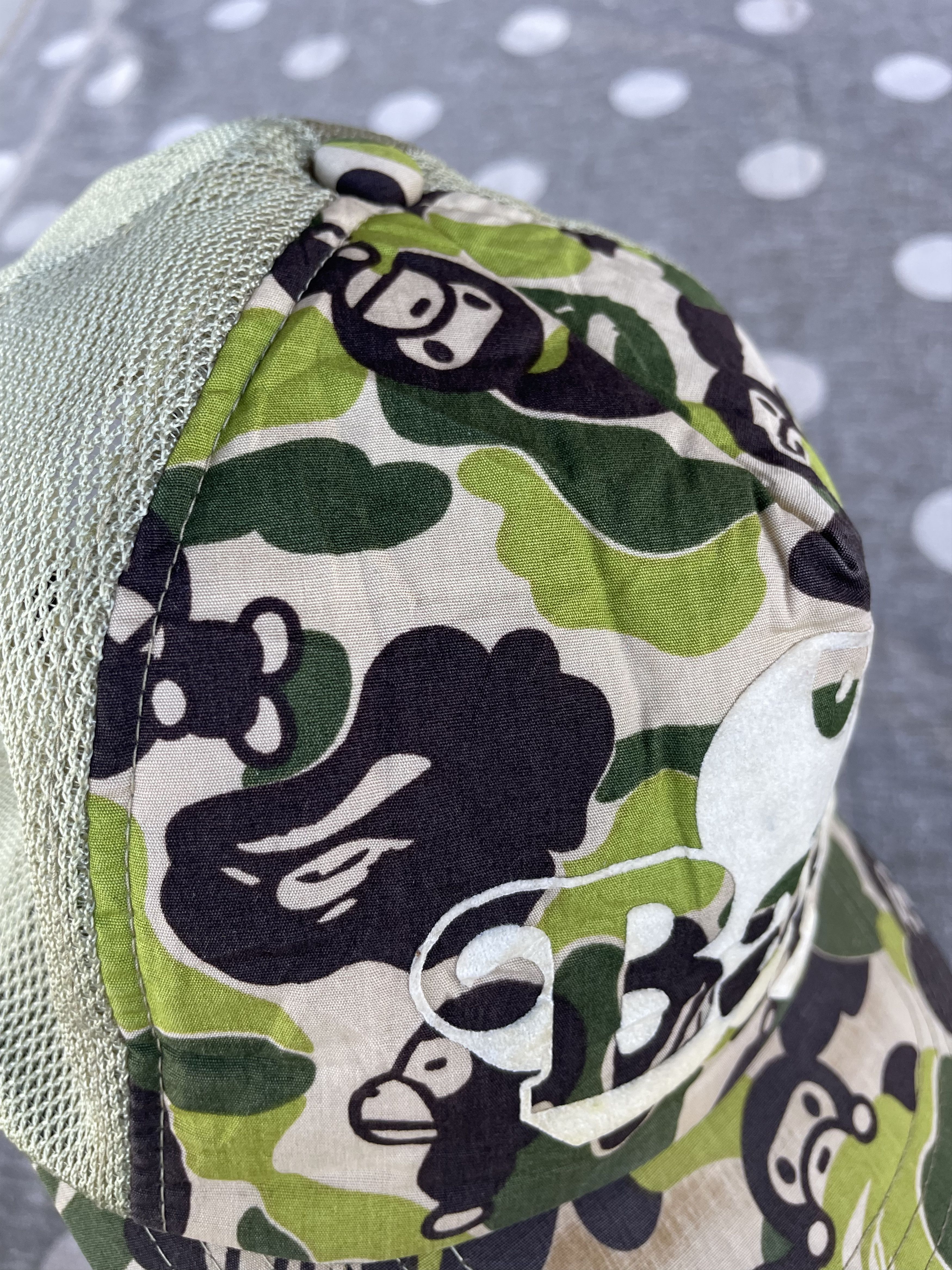 Bape Bape Baby Milo ABC Camo Trucker Cap Size ONE SIZE - 8 Thumbnail