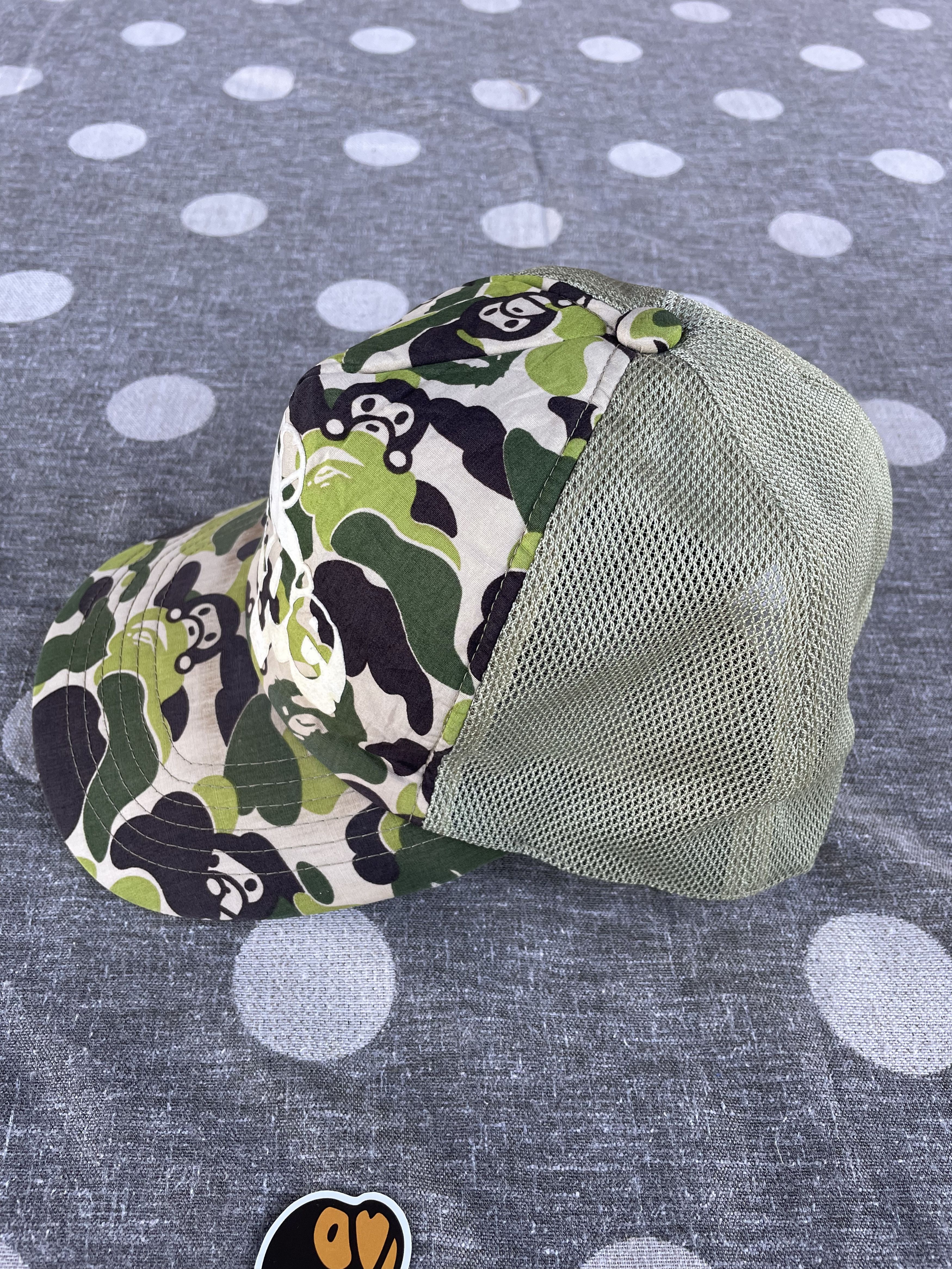 Bape Bape Baby Milo ABC Camo Trucker Cap Size ONE SIZE - 9 Thumbnail