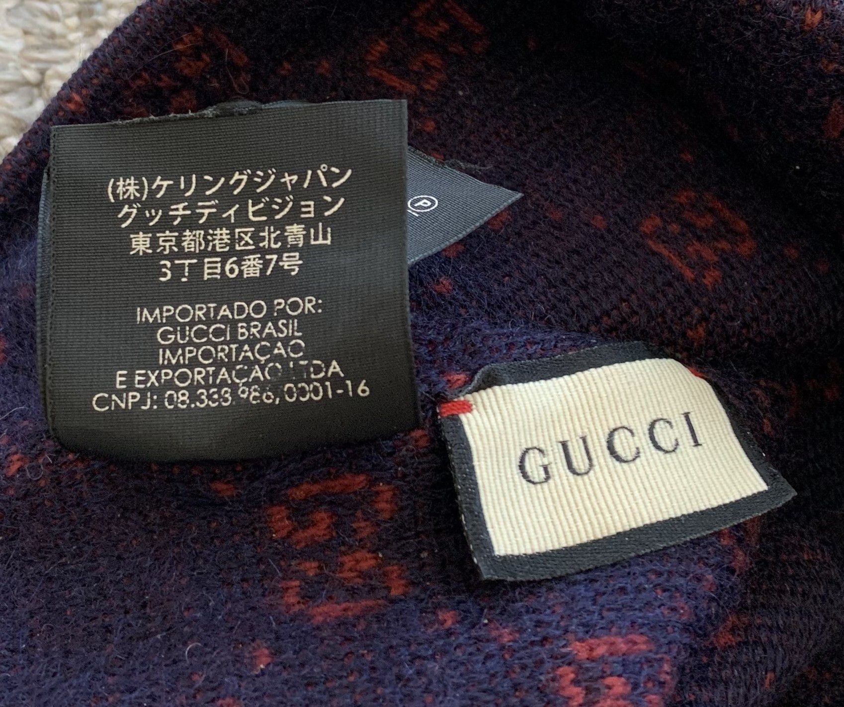 Gucci Vintage Gucci Monogram Beanie Hat Size ONE SIZE - 6 Thumbnail