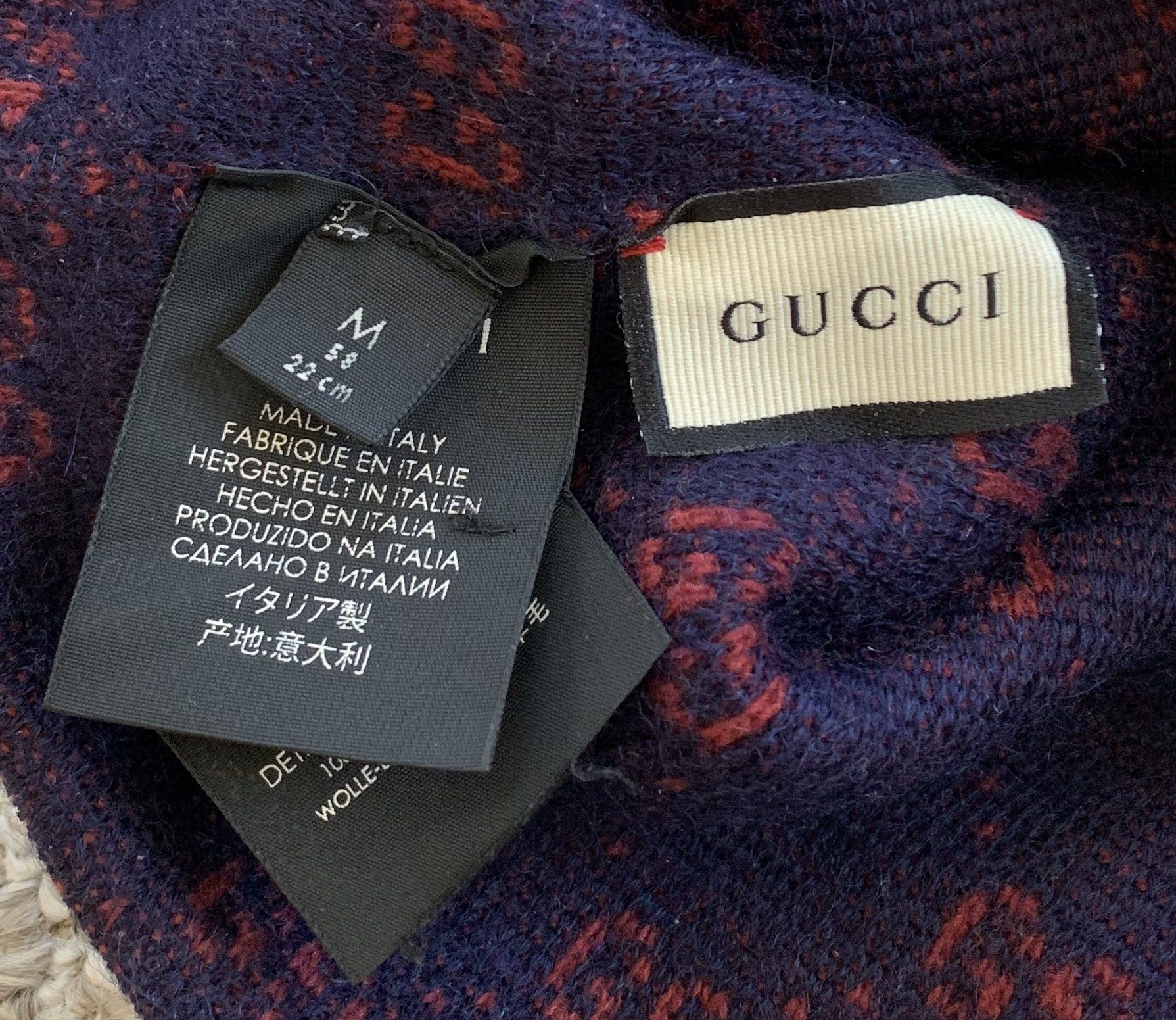 Gucci Vintage Gucci Monogram Beanie Hat Size ONE SIZE - 3 Thumbnail