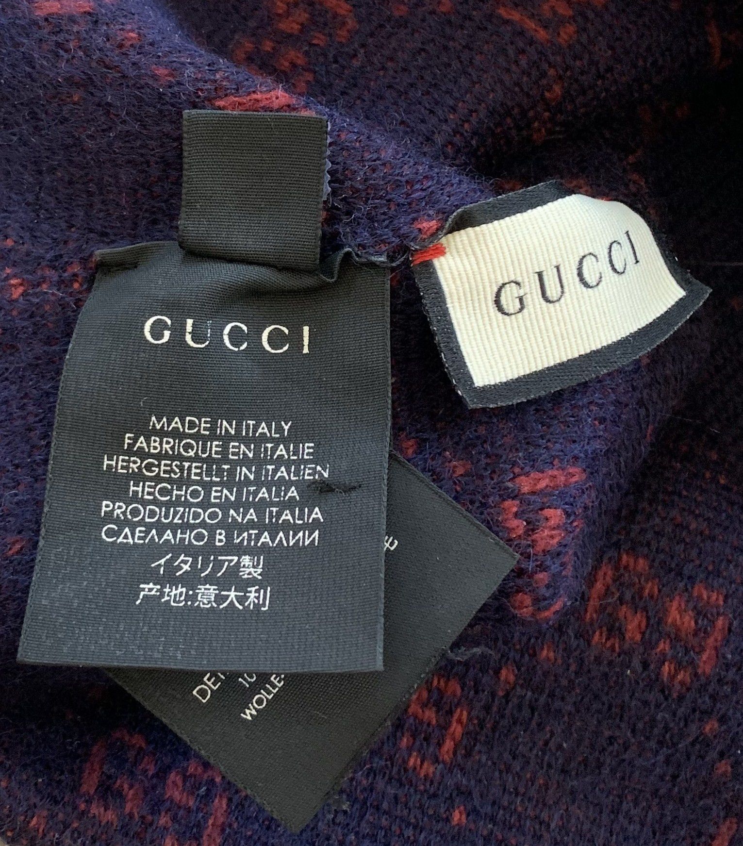 Gucci Vintage Gucci Monogram Beanie Hat Size ONE SIZE - 4 Thumbnail