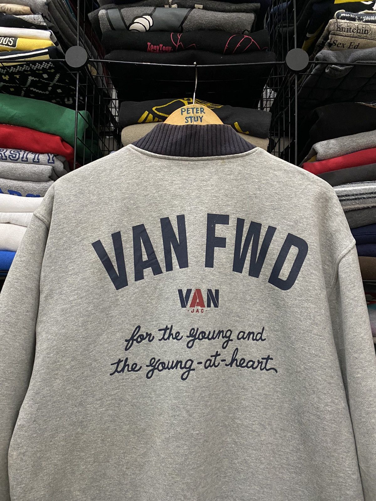 Van × Vintage VINTAGE VAN JAC VARSITY SWEATER STYLE Size US L / EU 52-54 / 3 - 5 Thumbnail