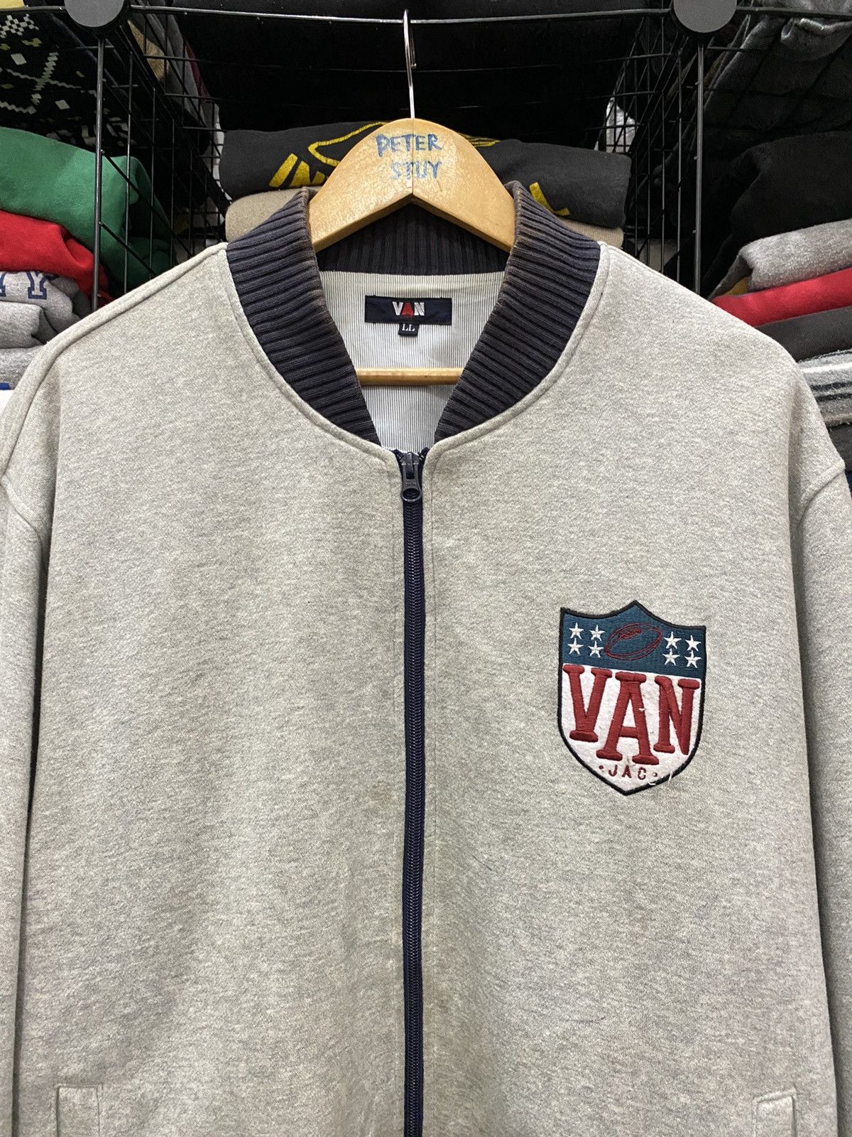 Van × Vintage VINTAGE VAN JAC VARSITY SWEATER STYLE Size US L / EU 52-54 / 3 - 6 Thumbnail