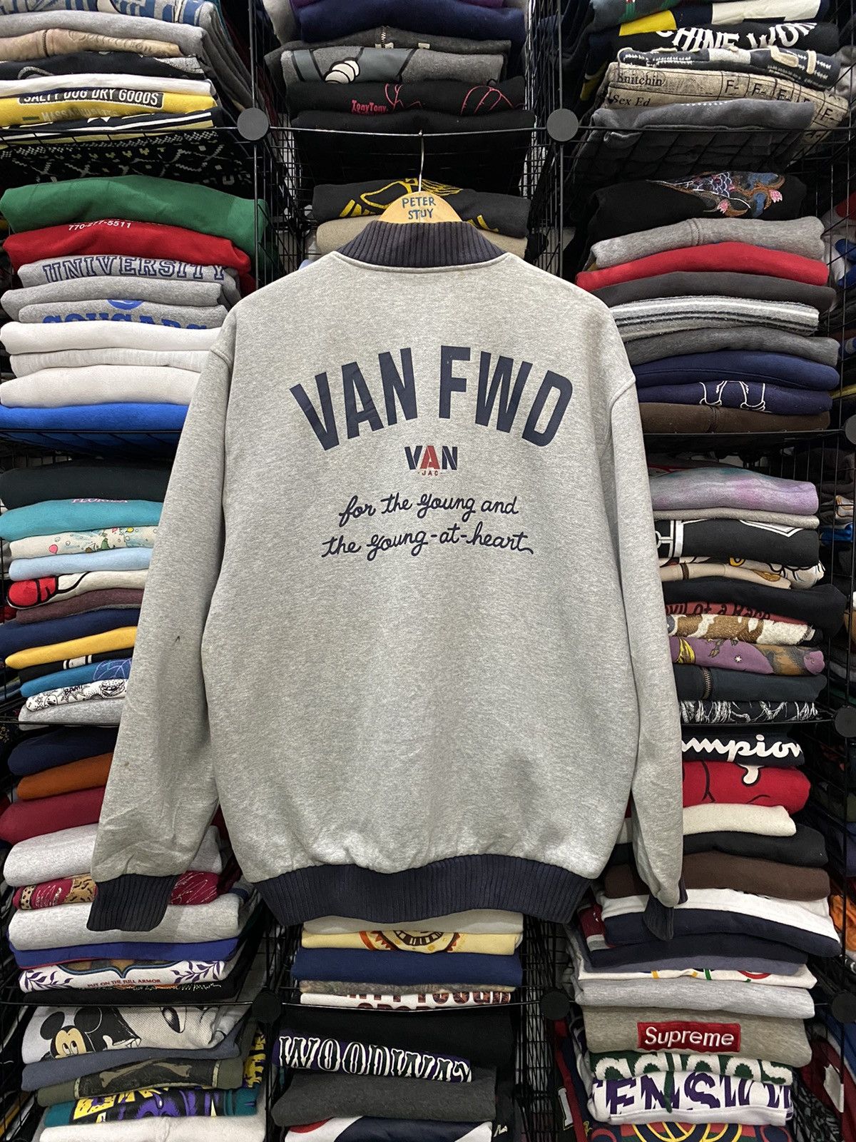 Van × Vintage VINTAGE VAN JAC VARSITY SWEATER STYLE Size US L / EU 52-54 / 3 - 2 Thumbnail