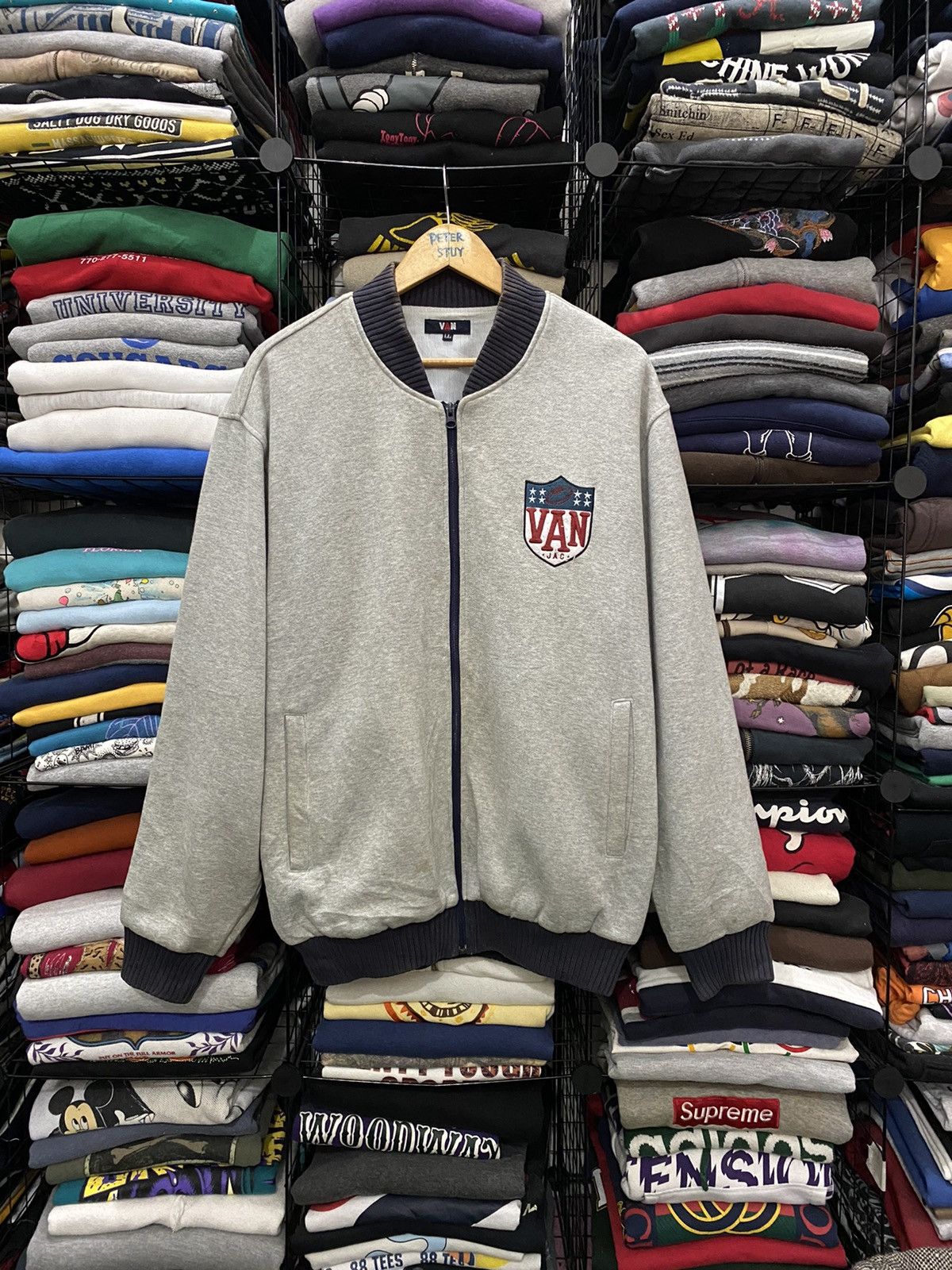 Van × Vintage VINTAGE VAN JAC VARSITY SWEATER STYLE Size US L / EU 52-54 / 3 - 4 Thumbnail