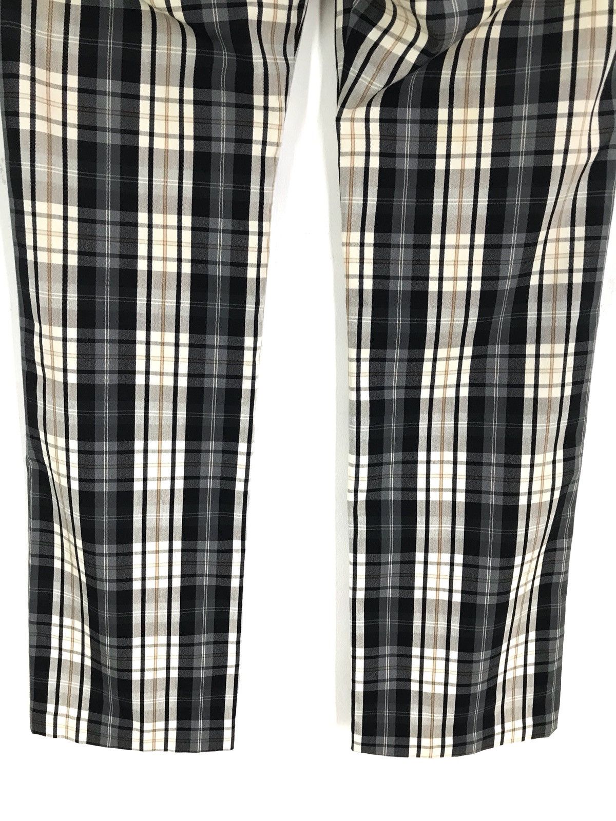 semanticdesign Japanese Brand SEMANTIC Checkered Plaid Multi Zipper Pants Size US 32 / EU 48 - 8 Thumbnail