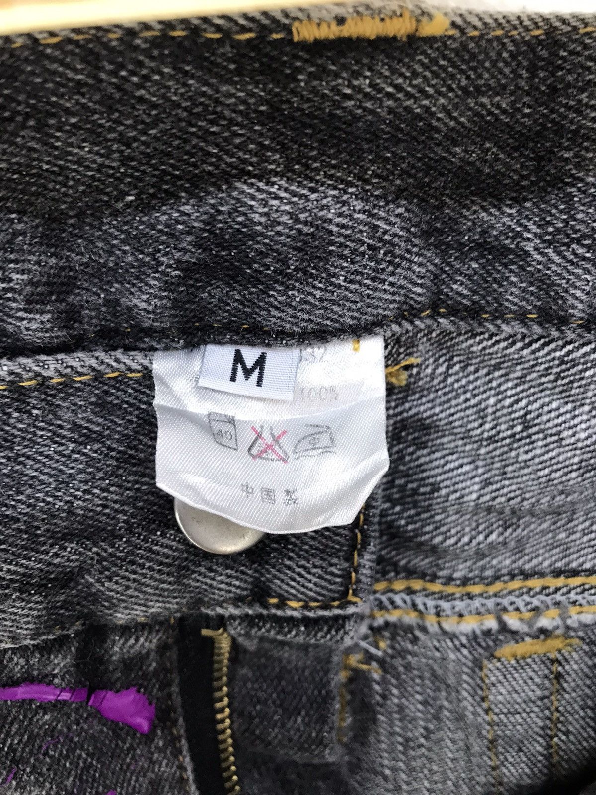 Seditionaries Vintage Y2k Sex Pot Revenge Patches Painted Denim Jeans Size US 30 / EU 46 - 12 Thumbnail