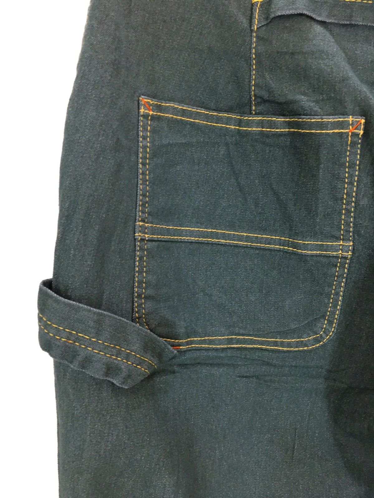 Kapital Japanese Brand AGILE Painter Bucket Back Workwear Jeans Size US 30 / EU 46 - 14 Thumbnail